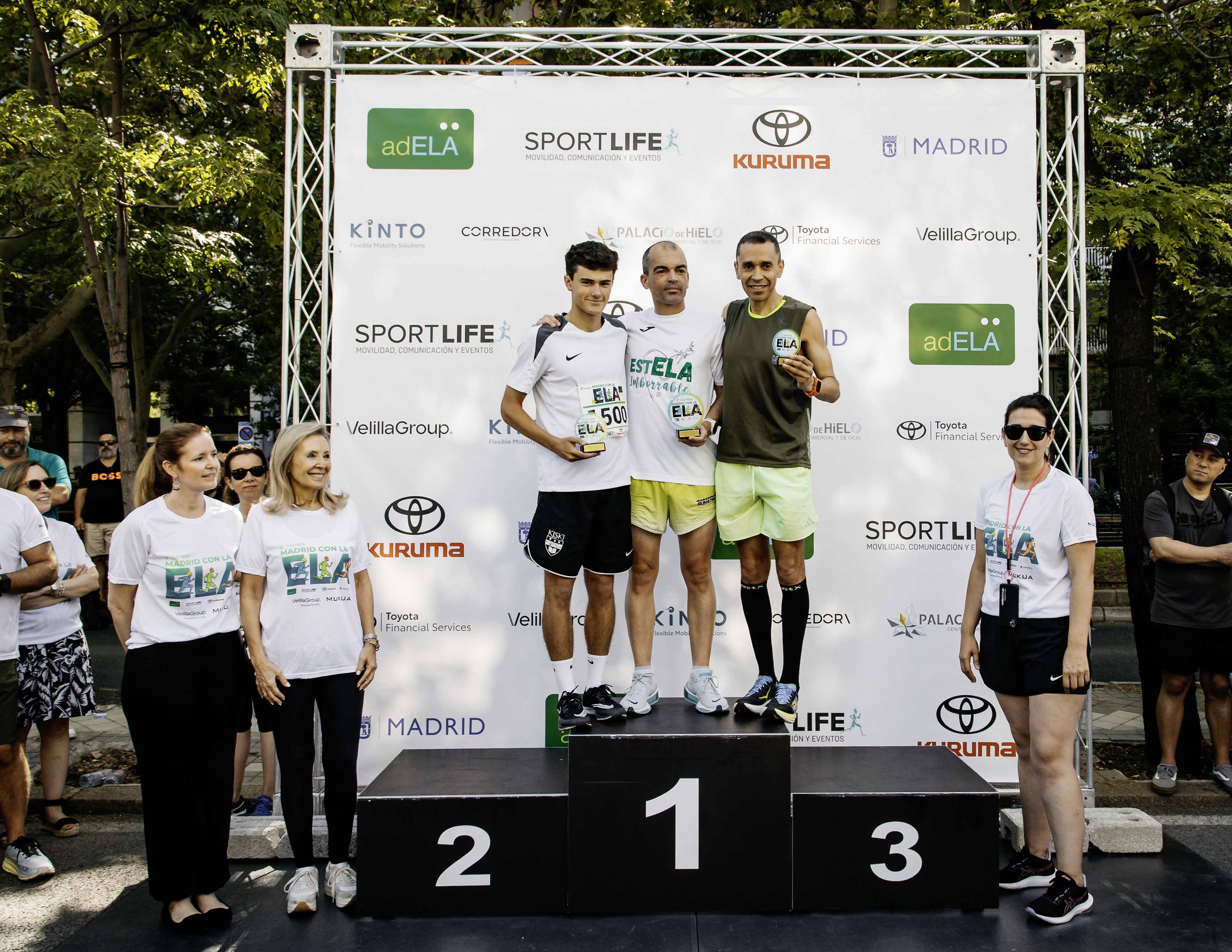 Las mejores fotos de la premiación de la Carrera Madrid con la ELA 11