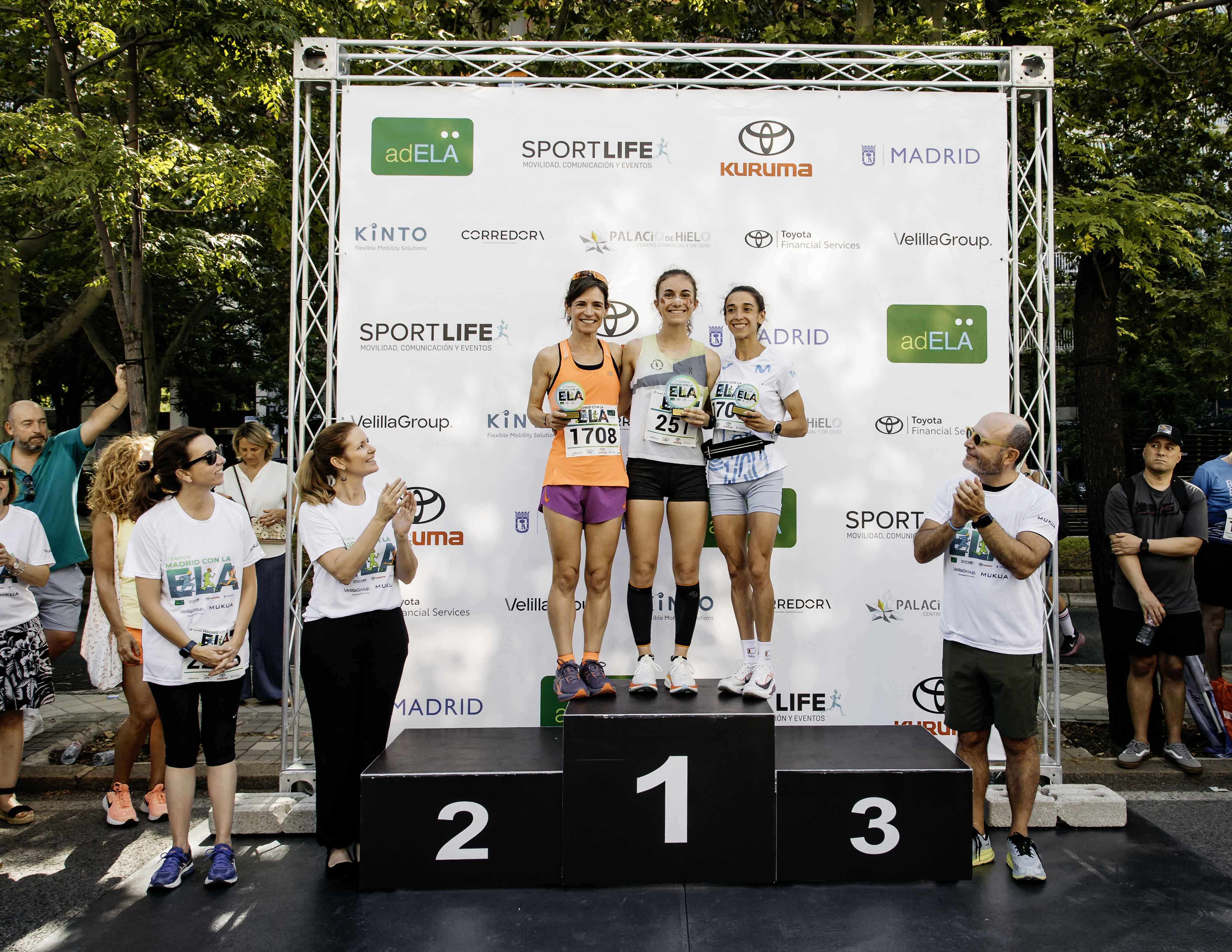 Las mejores fotos de la premiación de la Carrera Madrid con la ELA 12