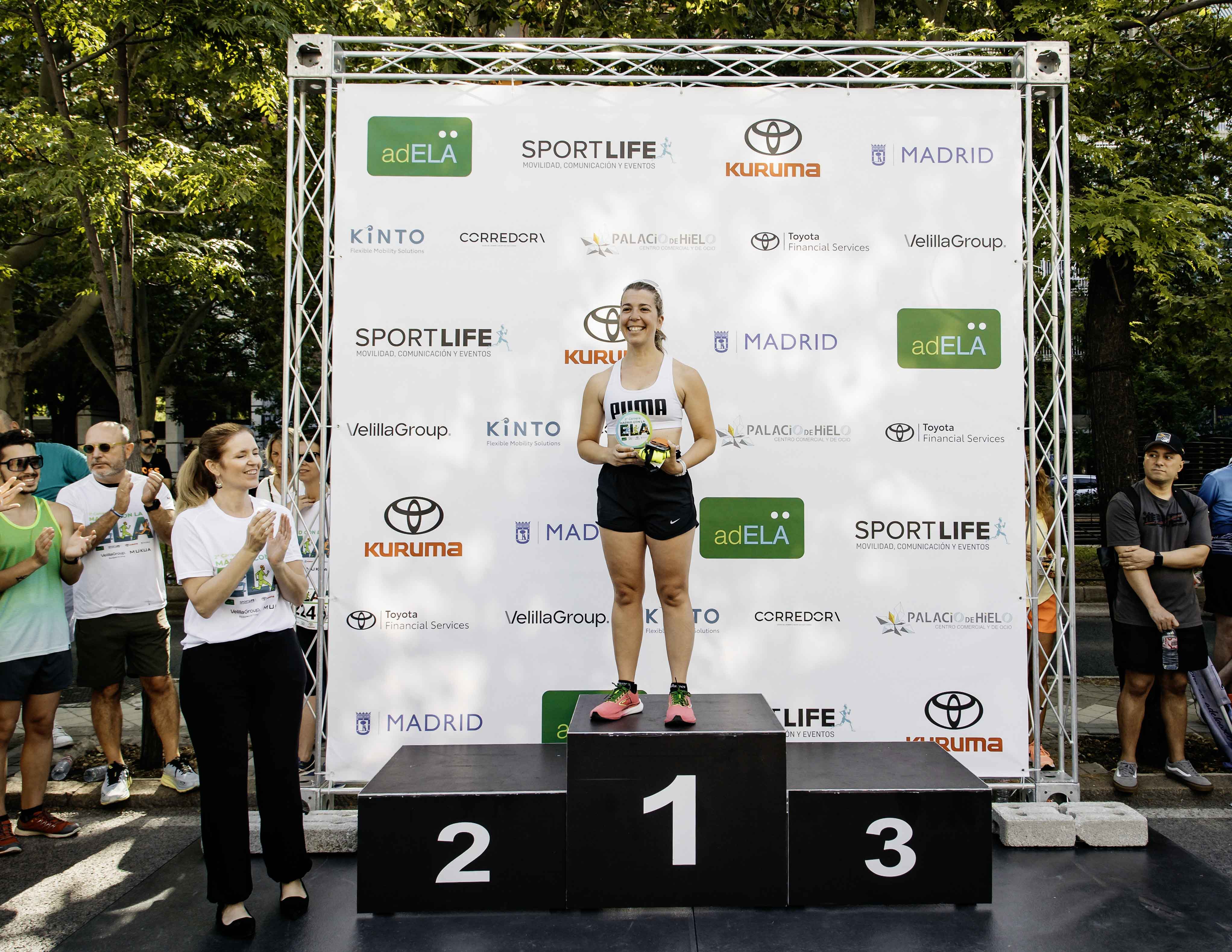 Las mejores fotos de la premiación de la Carrera Madrid con la ELA 14