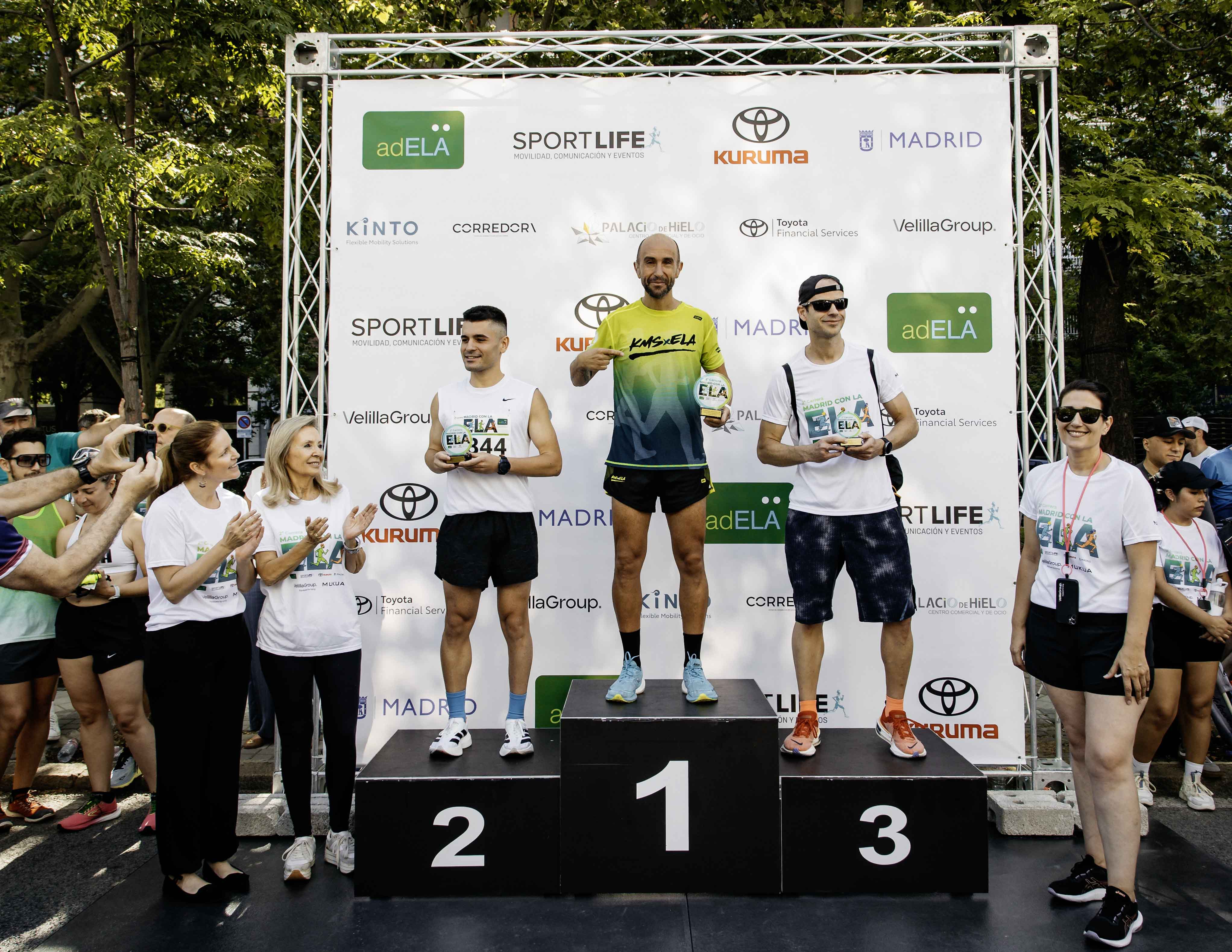 Las mejores fotos de la premiación de la Carrera Madrid con la ELA 15