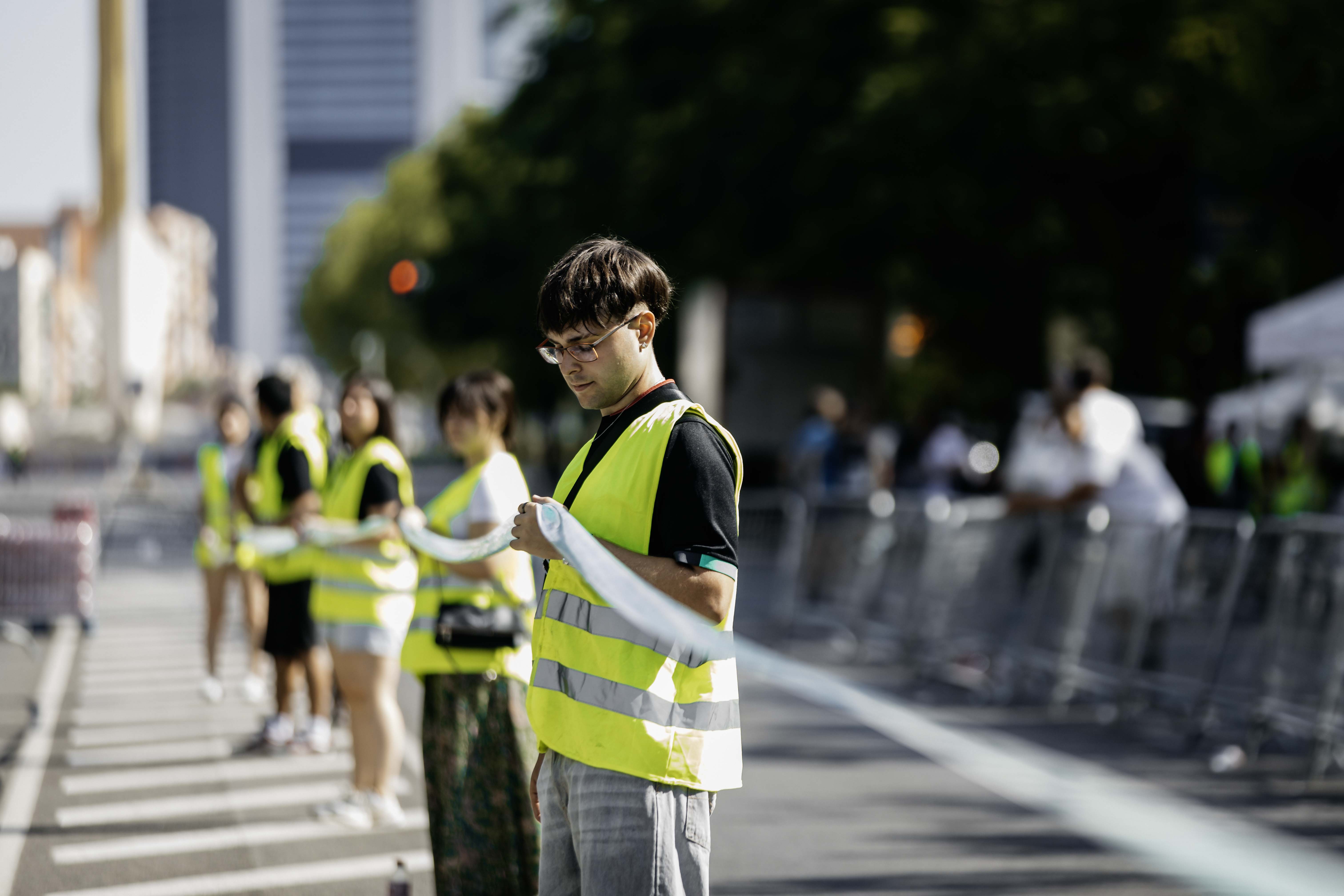 Las mejores fotos de la Carrera de la Superación celebara dentro de la Carrera Madrid con la ELA 1