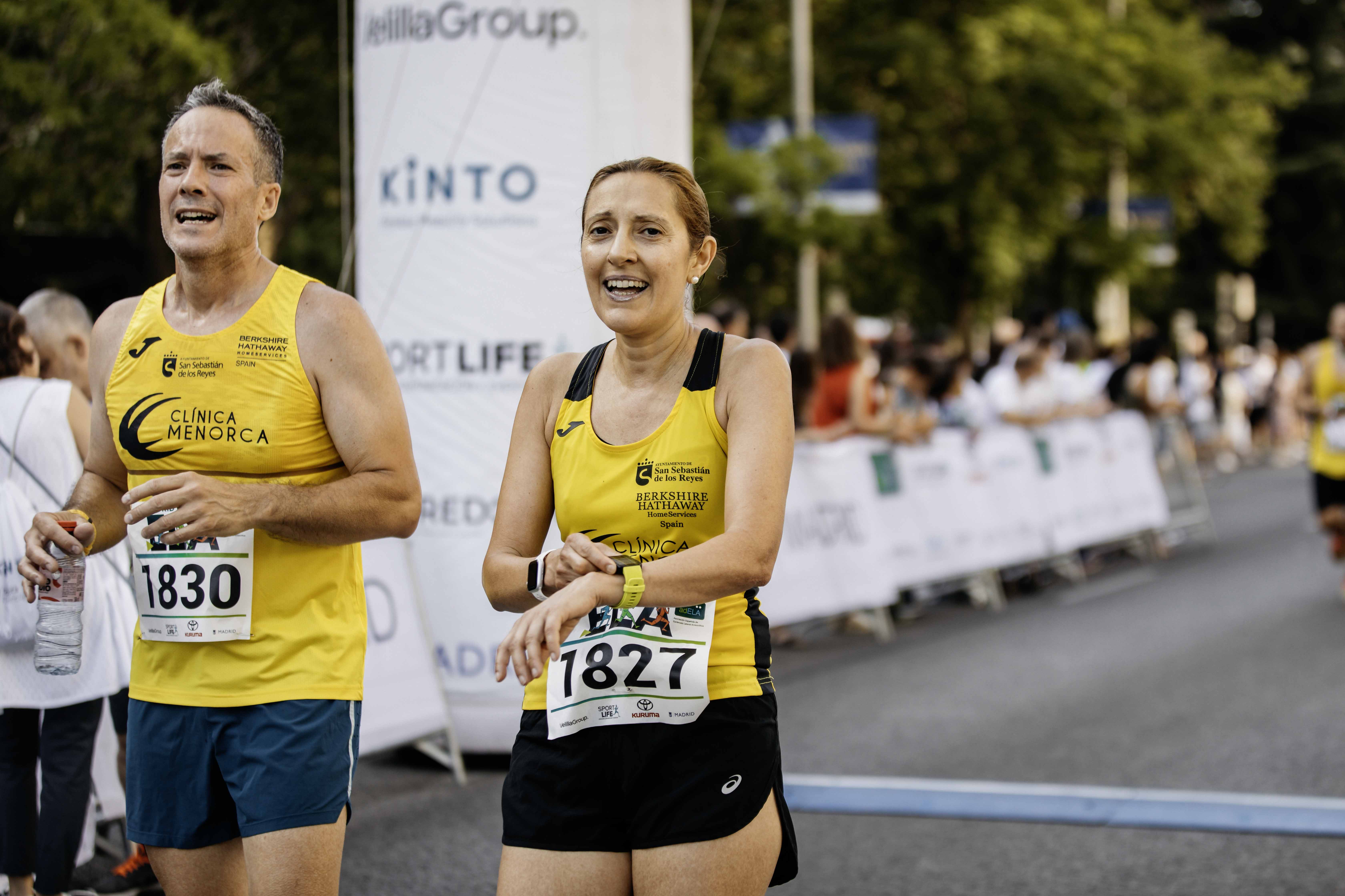 Las mejores fotos de la meta de la Carrera Madrid con la ELA 222