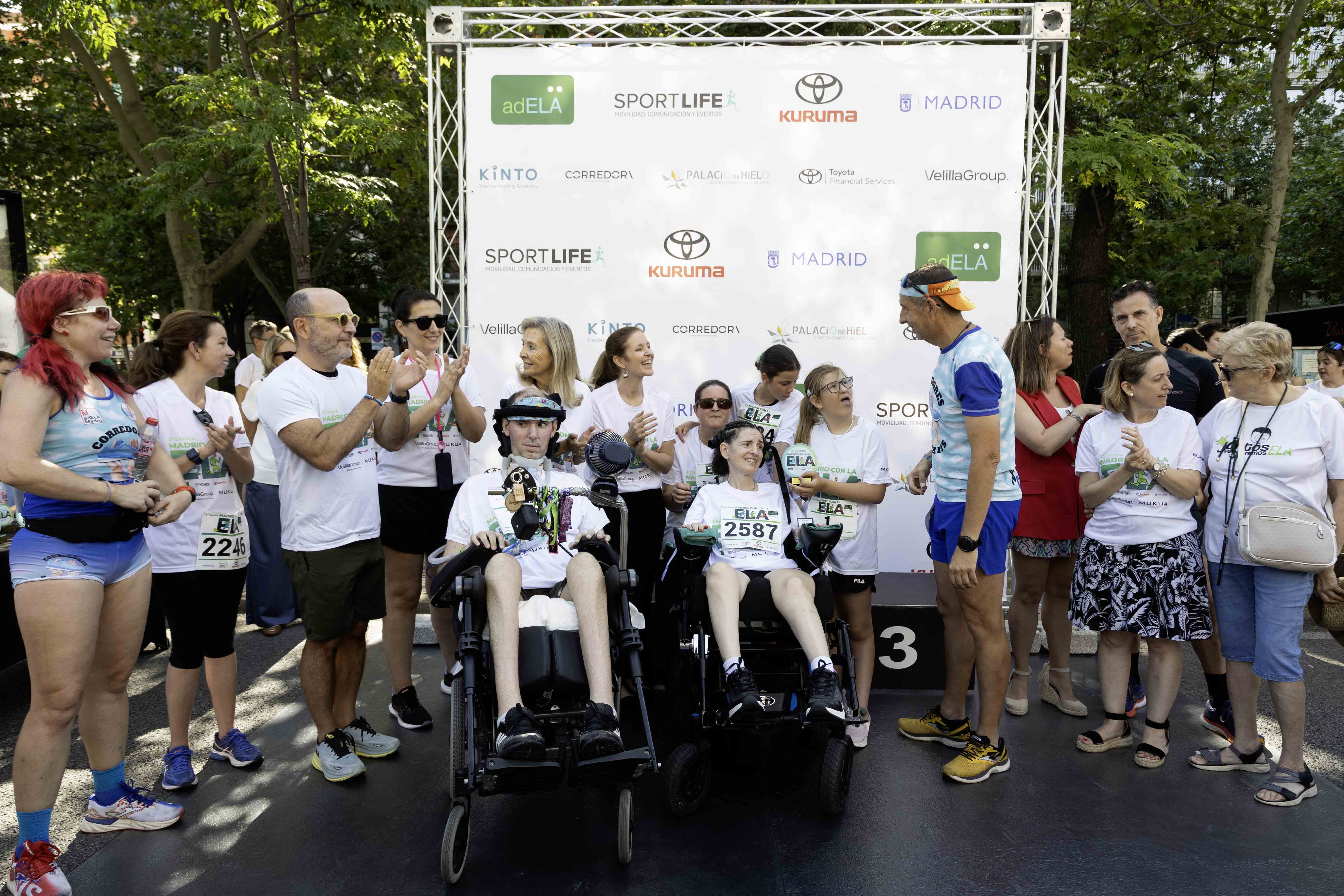 Las mejores fotos de la premiación de la Carrera Madrid con la ELA 18