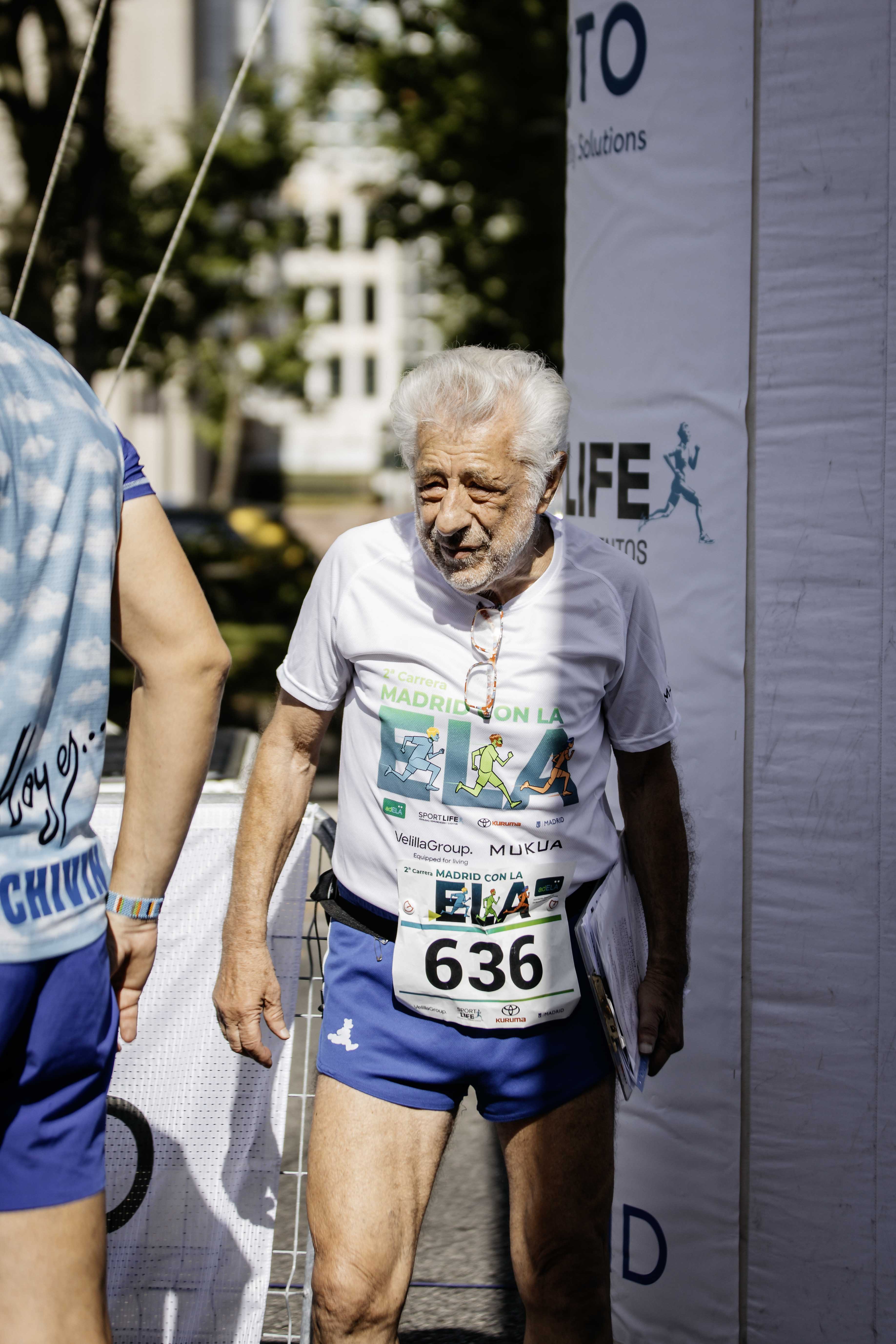Las mejores fotos de la Carrera de la Superación celebara dentro de la Carrera Madrid con la ELA 39