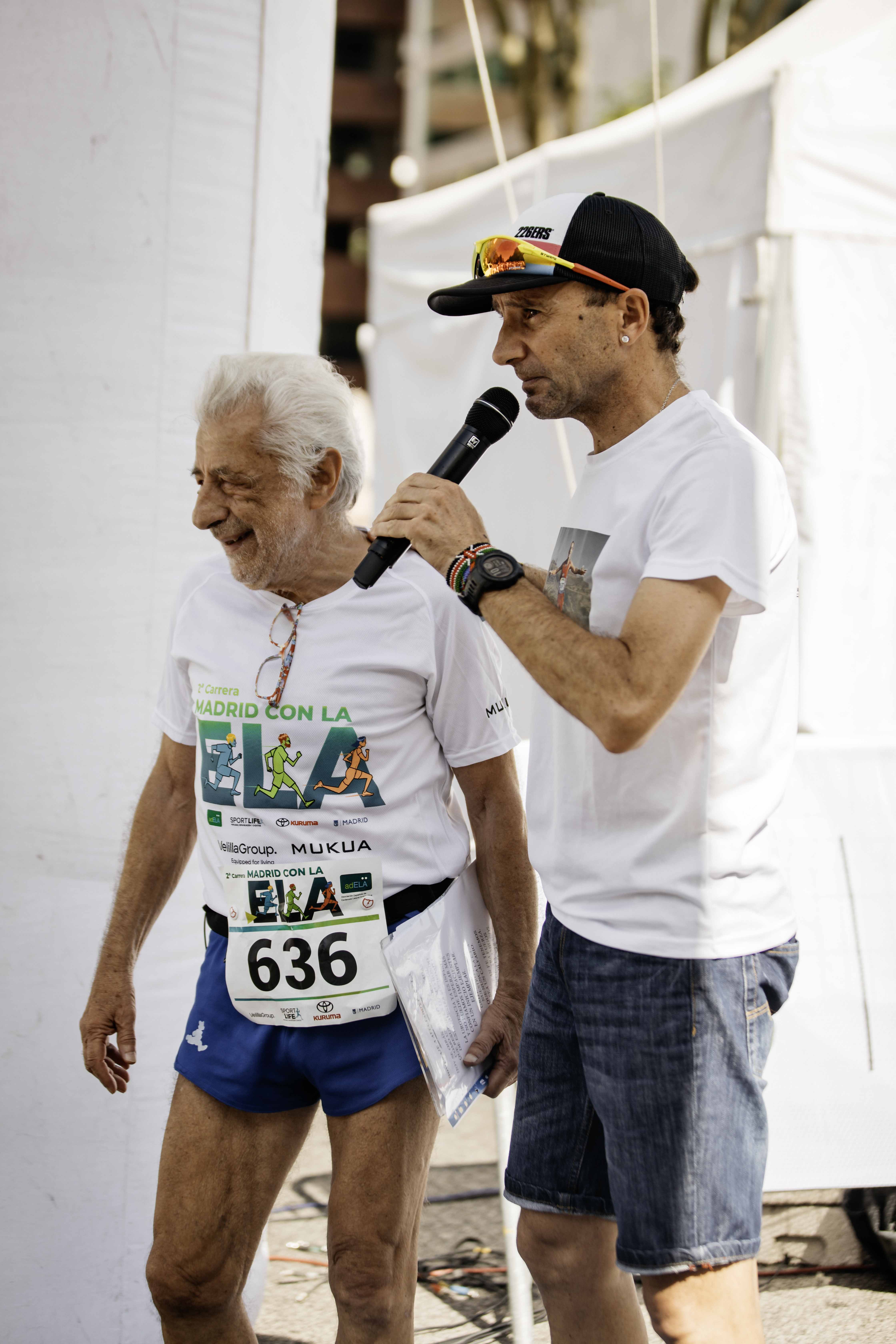 Las mejores fotos de la Carrera de la Superación celebara dentro de la Carrera Madrid con la ELA 40