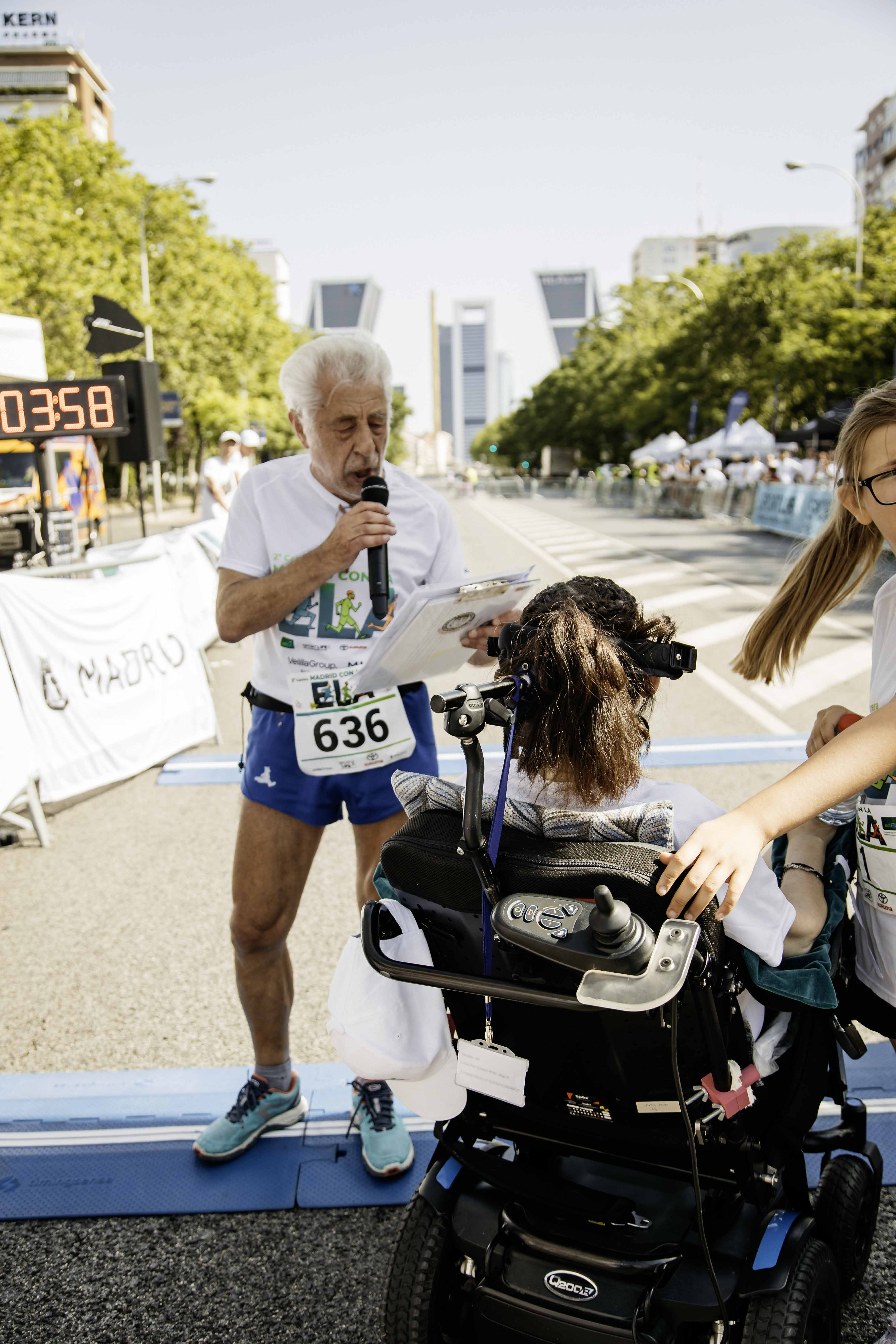 Las mejores fotos de la Carrera de la Superación celebara dentro de la Carrera Madrid con la ELA 41