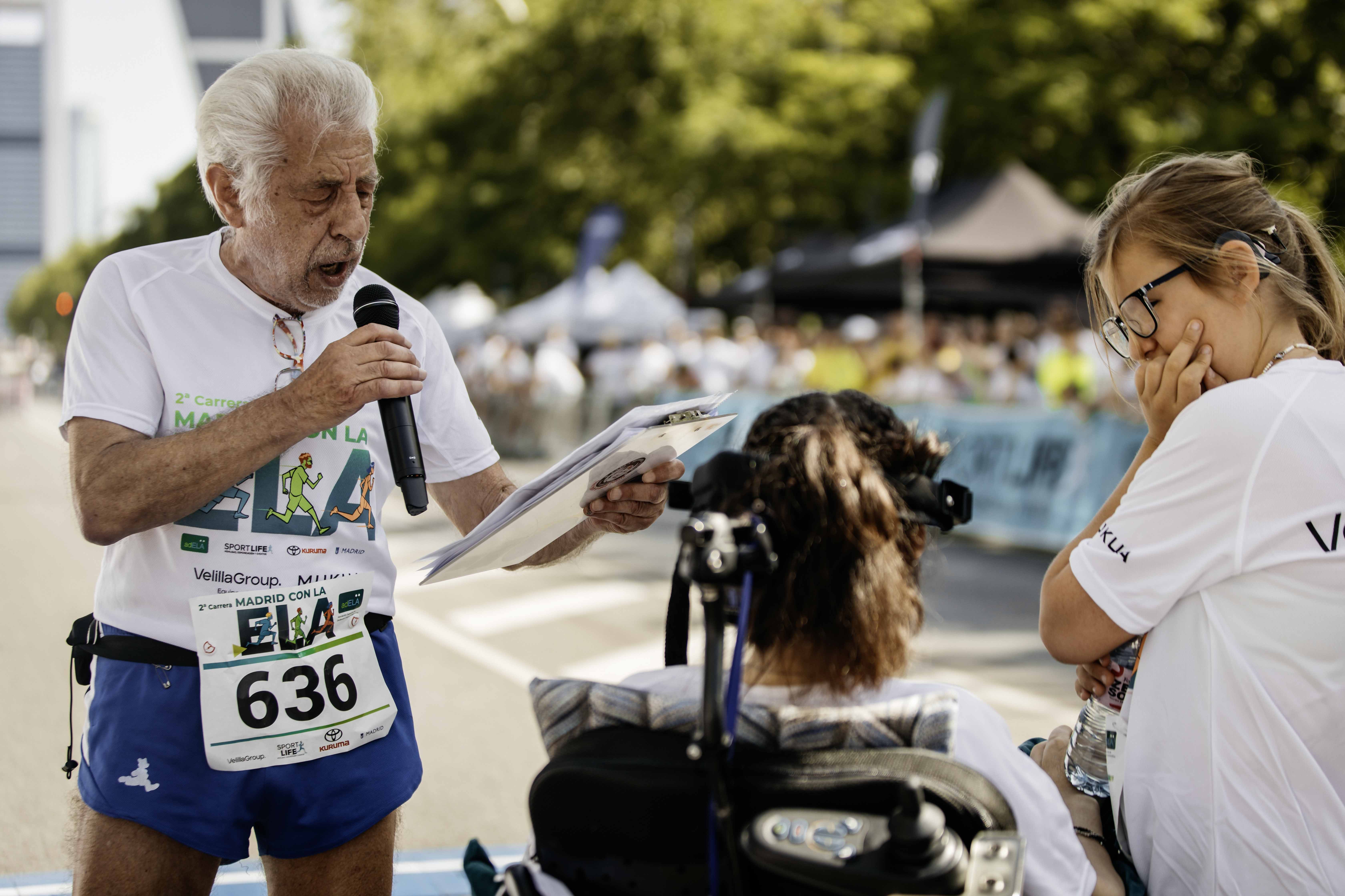 Las mejores fotos de la Carrera de la Superación celebara dentro de la Carrera Madrid con la ELA 44