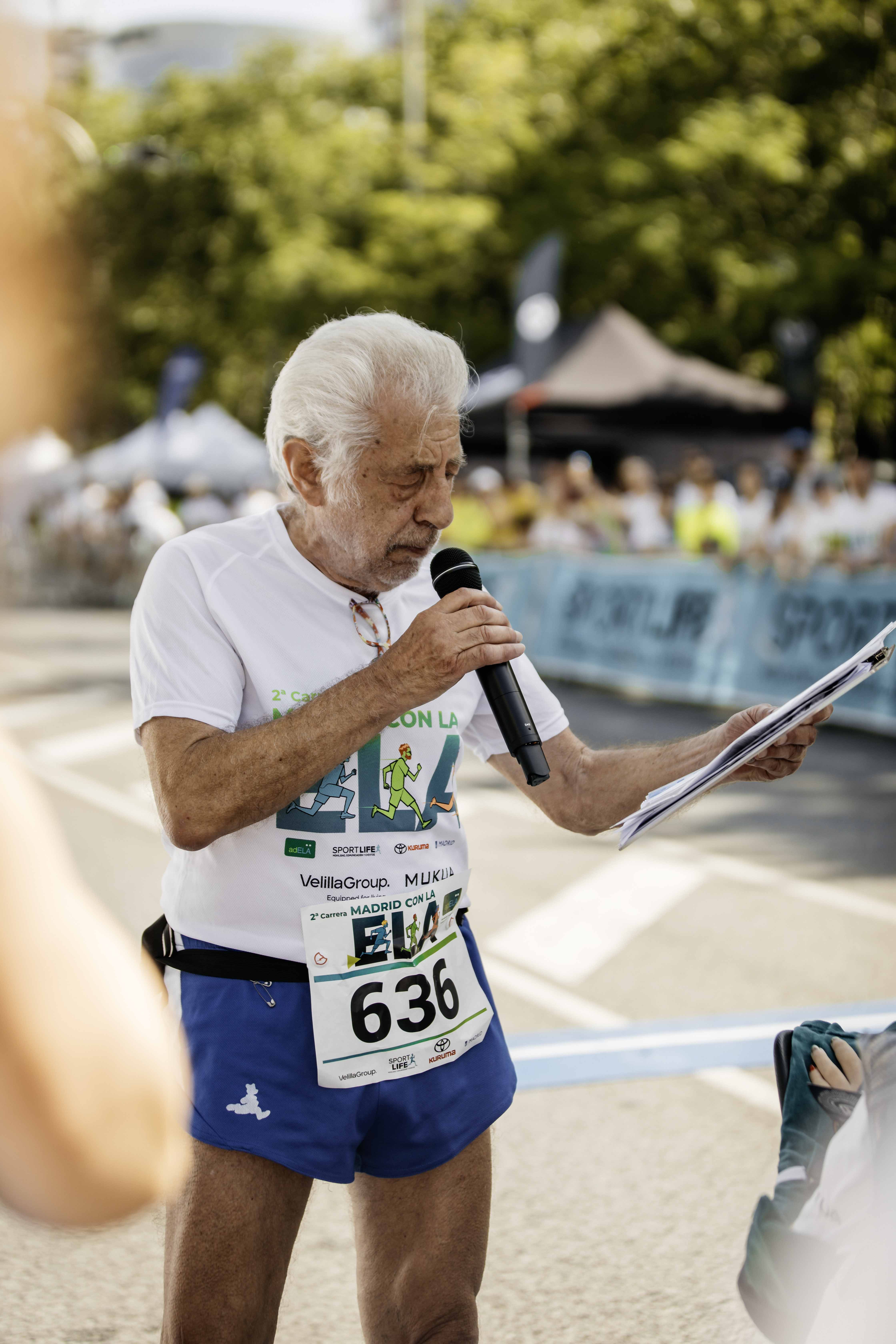 Las mejores fotos de la Carrera de la Superación celebara dentro de la Carrera Madrid con la ELA 46