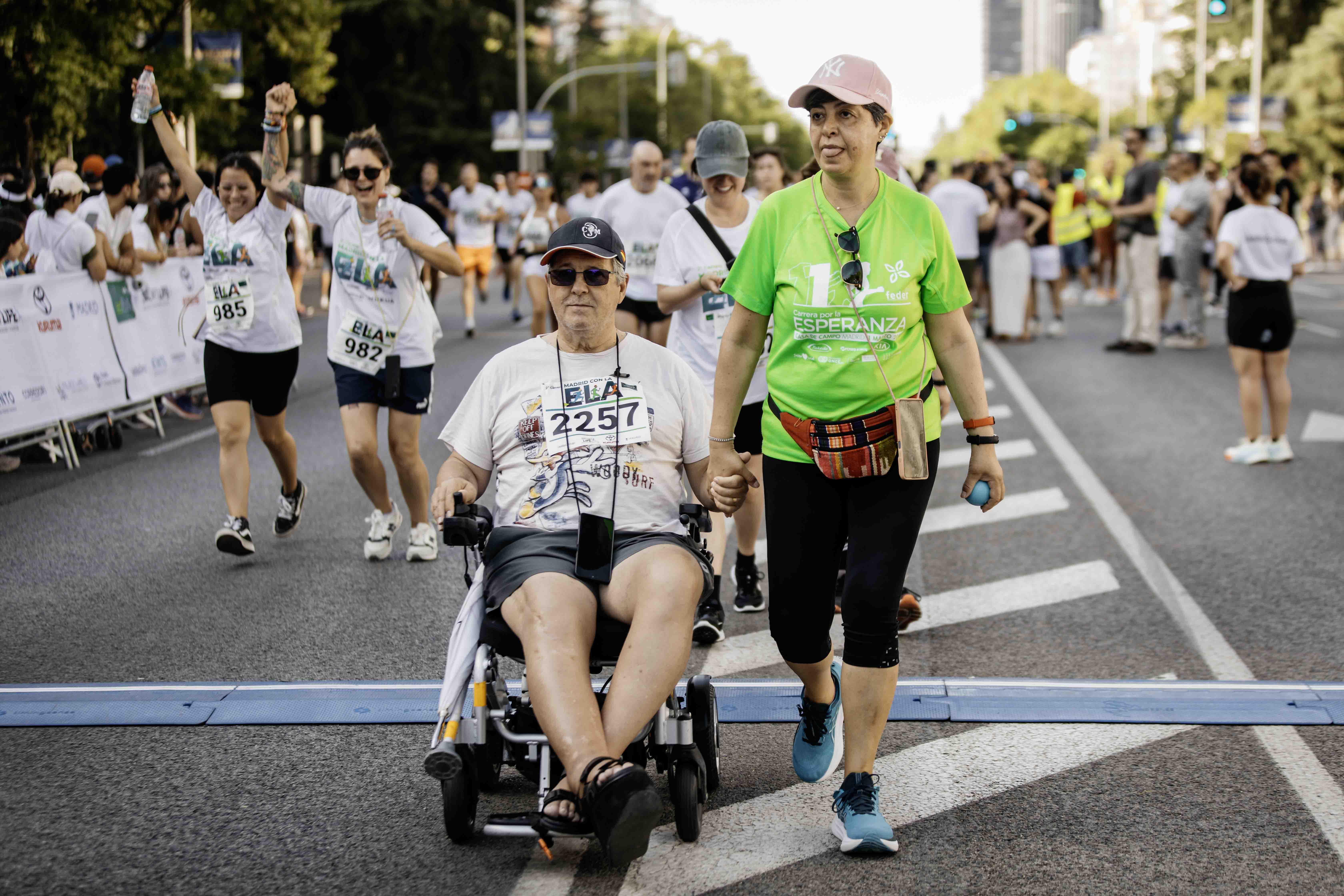 Las mejores fotos de la meta de la Carrera Madrid con la ELA 265