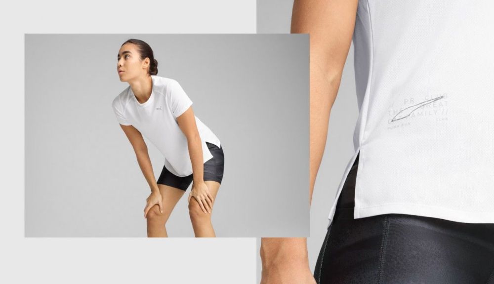 Aperturas laterales de la camiseta Puma Run Aperturas laterales de la camiseta Puma Run