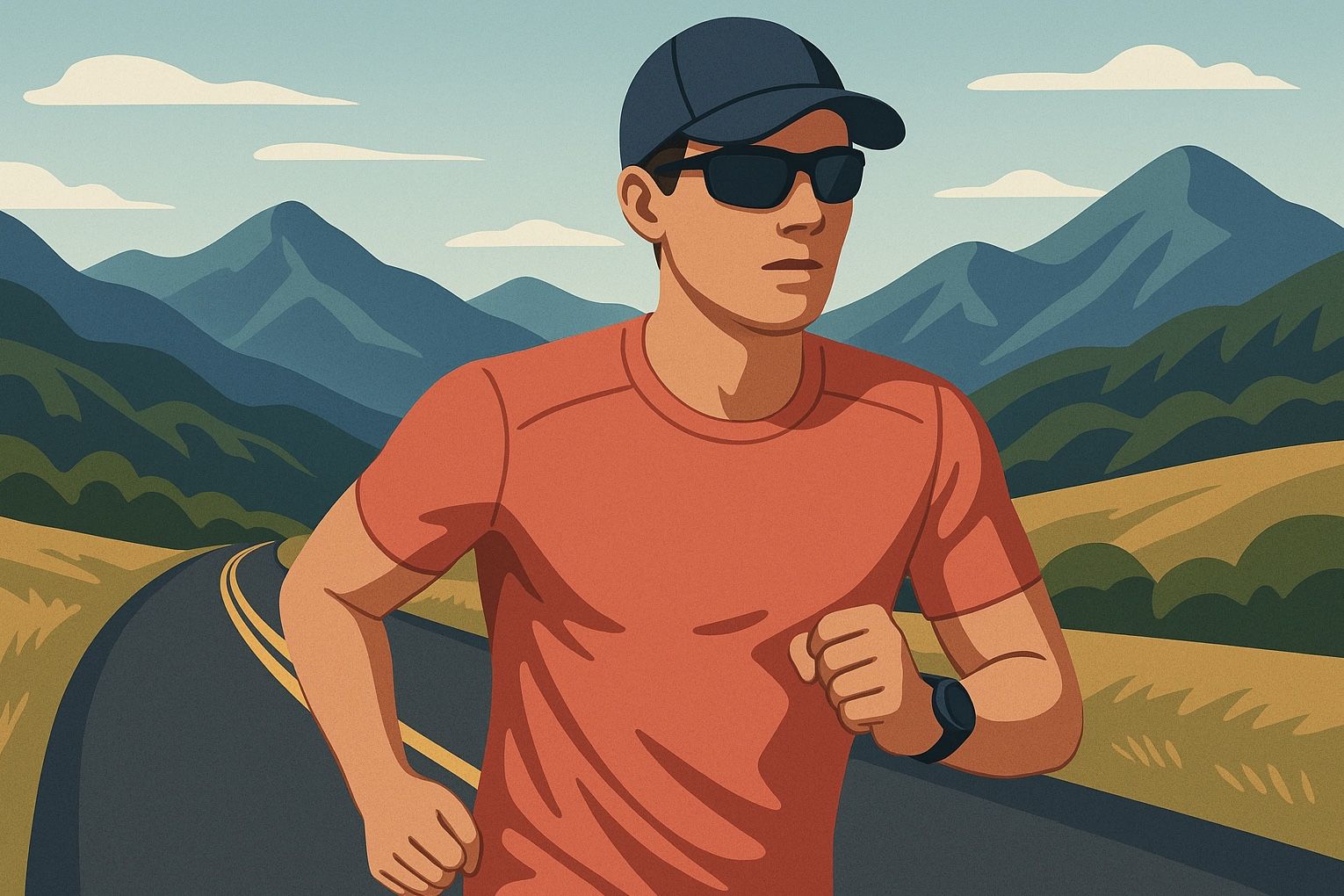 La gorra y las gafas de sol no son meros complementos: te ayudan a correr más y mejor.
