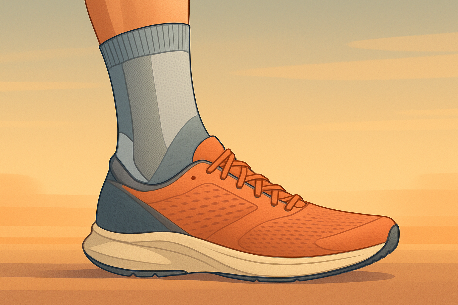 El calcetín de running veraniego no es un complemento: es una herramienta