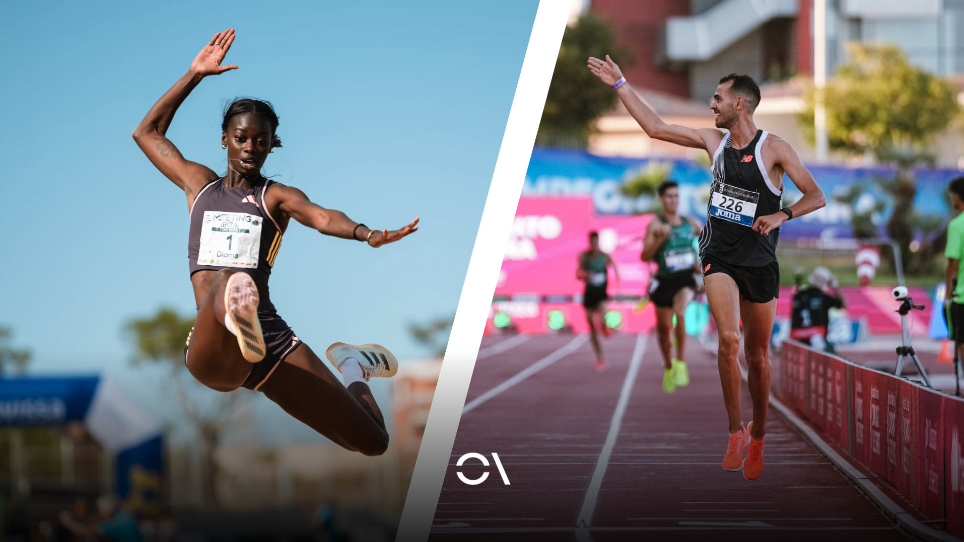 Fatima Diame y Dani Arce, entre los inscritos al Campeonato de España de Tarragona. SPORTMEDIA.