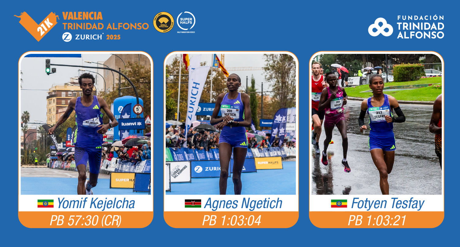Algunos de los mejores atletas del mundo volverán a correr en Valencia