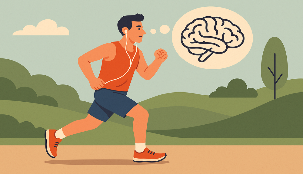 El running aumenta la conectividad cerebral entre regiones implicadas en la planificación, la atención sostenida y el control emocional. Lo que viene siendo pensar mejor.