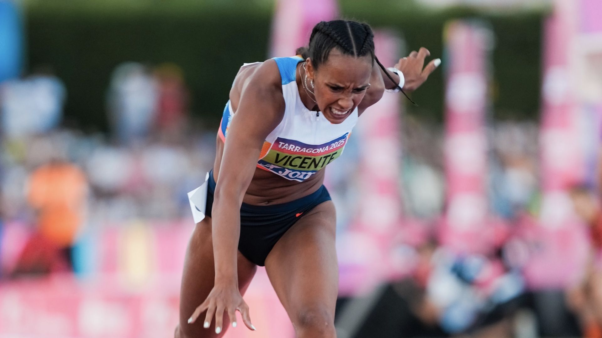 María Vicente en el Campeonato de España de Tarragona donde rozó su récord nacional. SPORTMEDIA.