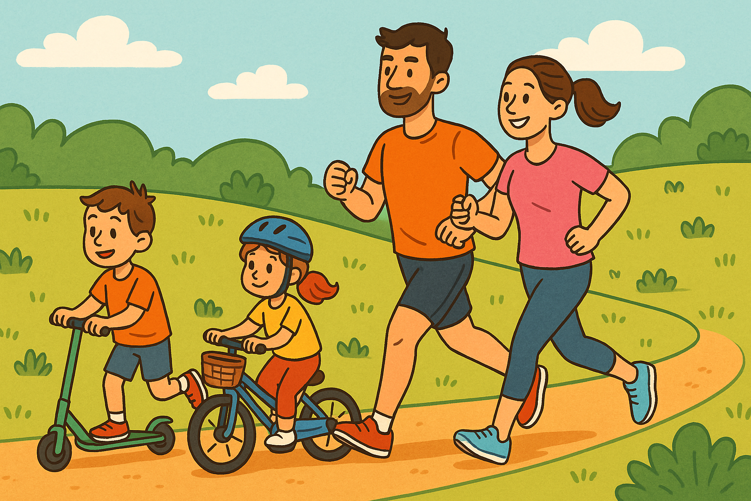 Entrenar con hijos exige más estrategia que un ultra. No basta un plan de entreno: necesitas un plan familiar.