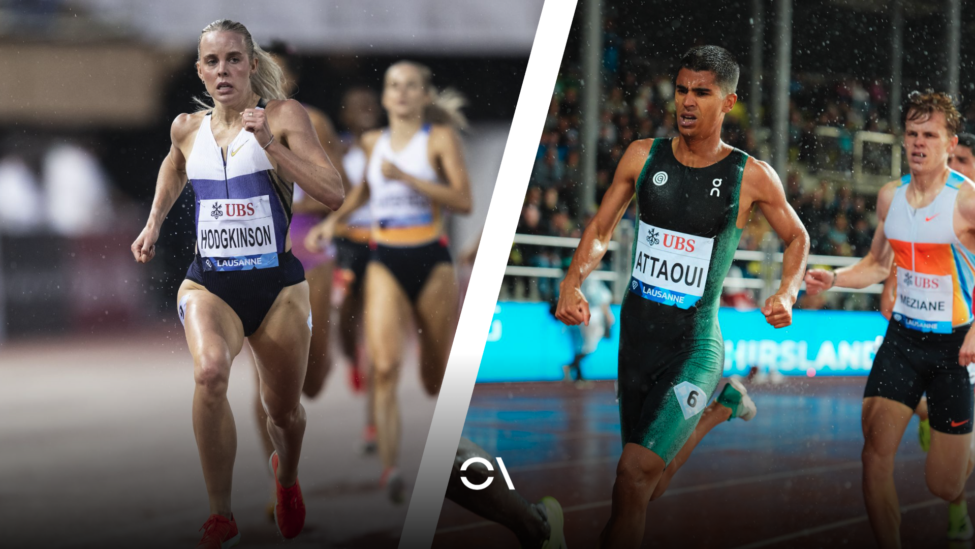 Hodgkinson y Attaoui fueron protagonistas en las carreras de 800 metros de Lausana. SPORTMEDIA Y EFE.