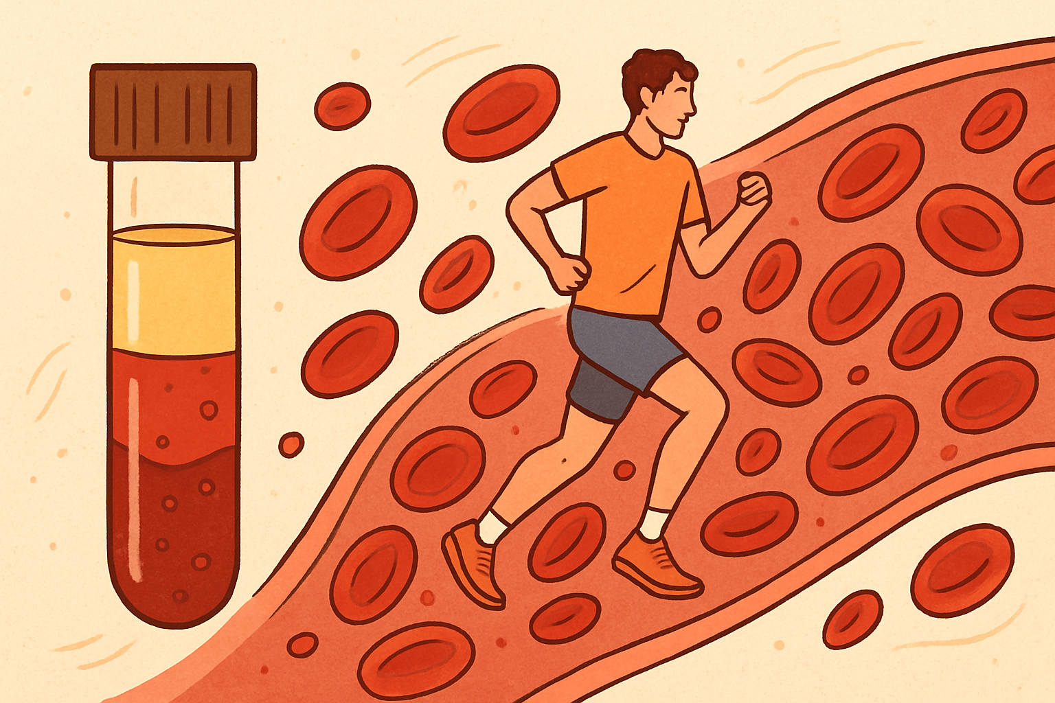 Descubre qué es el hematocrito, cómo afecta al transporte de oxígeno y por qué influye directamente en el rendimiento de un corredor.