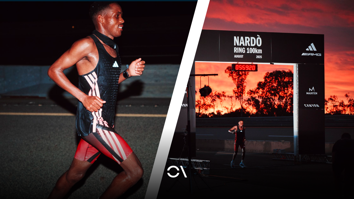 Sibusiso Kubheka bajó de 6 horas en 100 kilómetros impulsado por la tecnología Adidas.