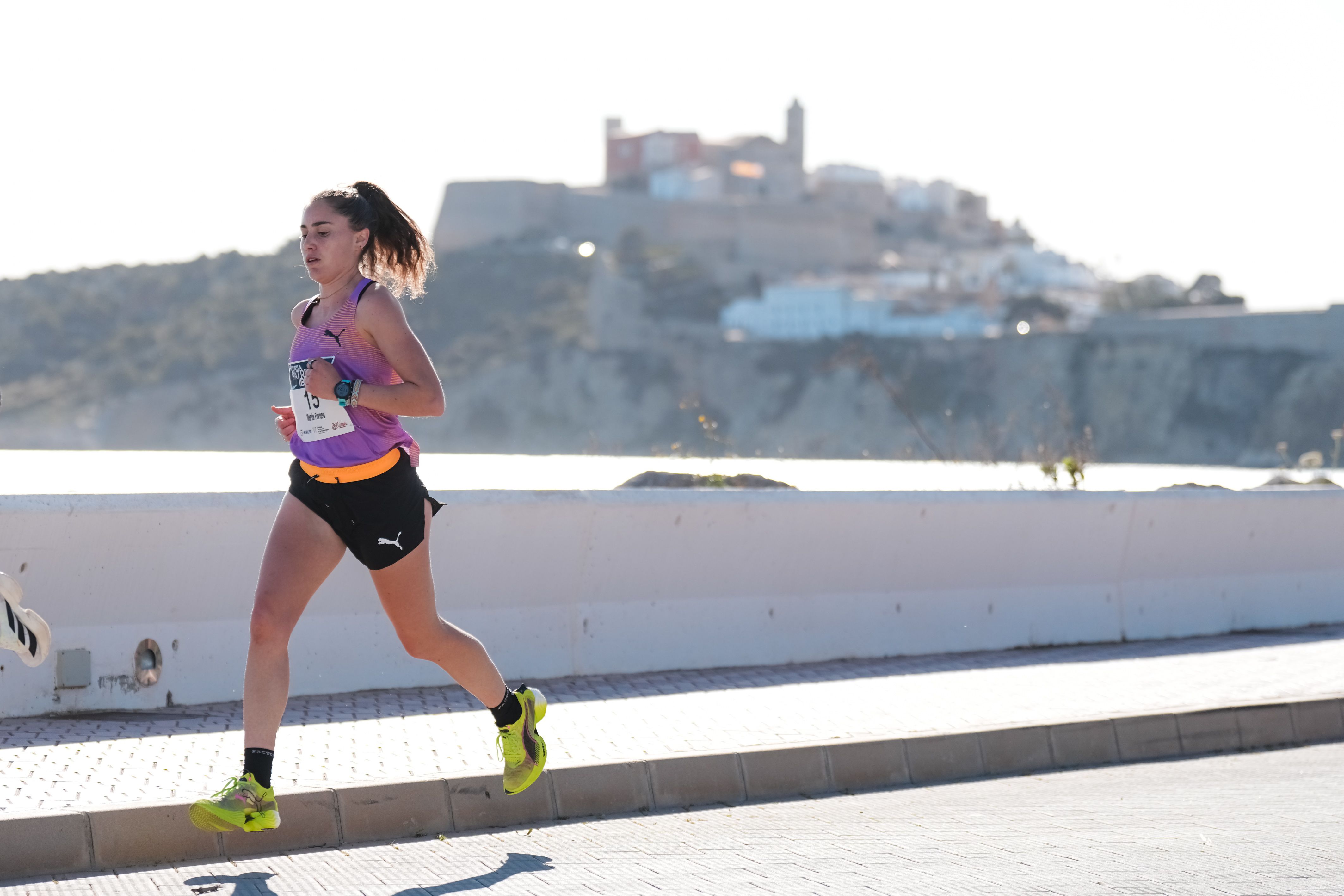 María Forero en carrera María Forero en carrera