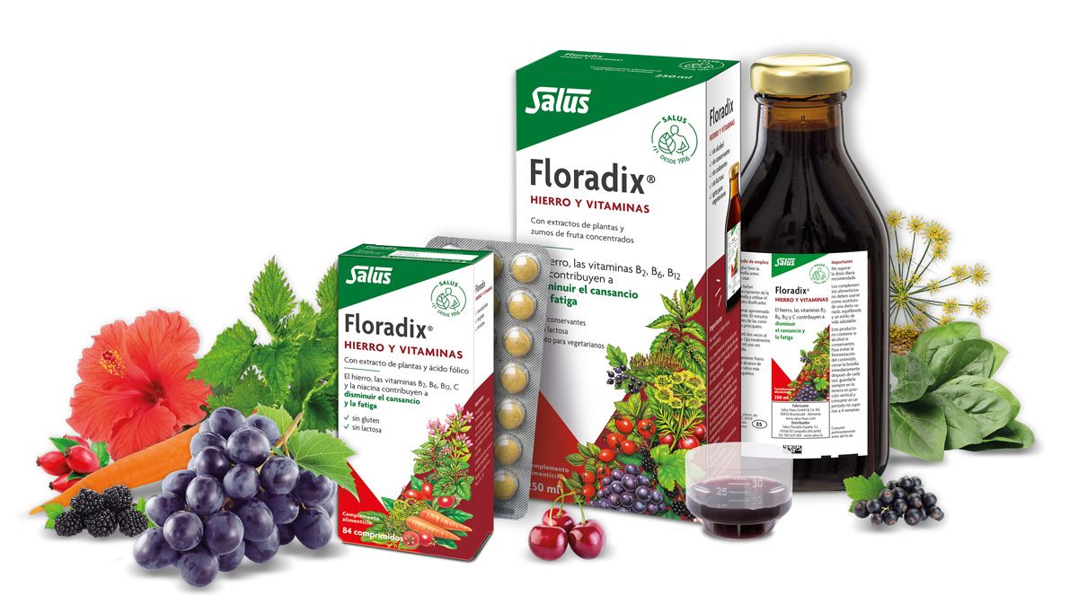 bodegon floradix 250 y comprimidos