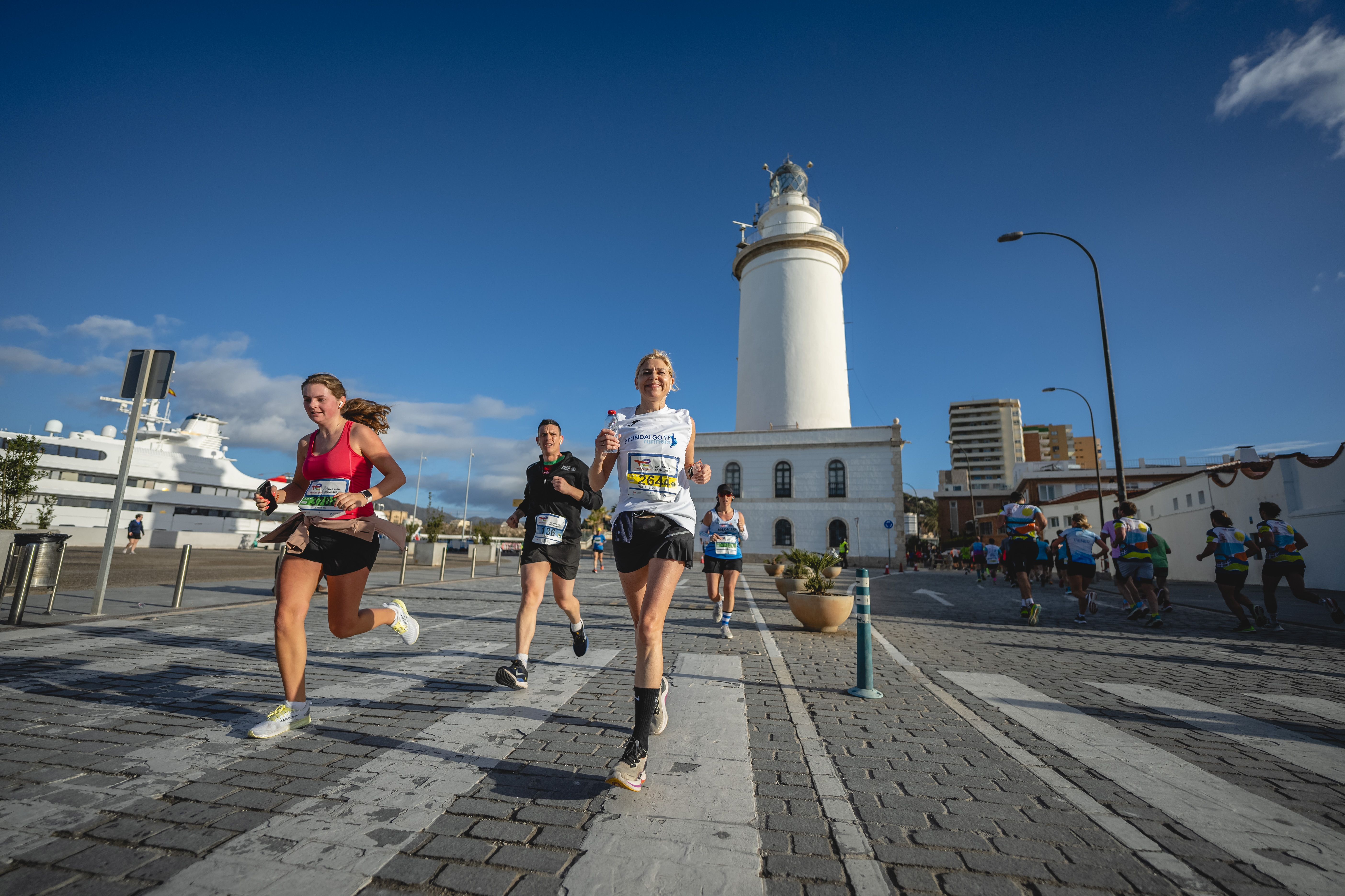 Imagen del TotalEnergies Medio Maratón de Málaga 