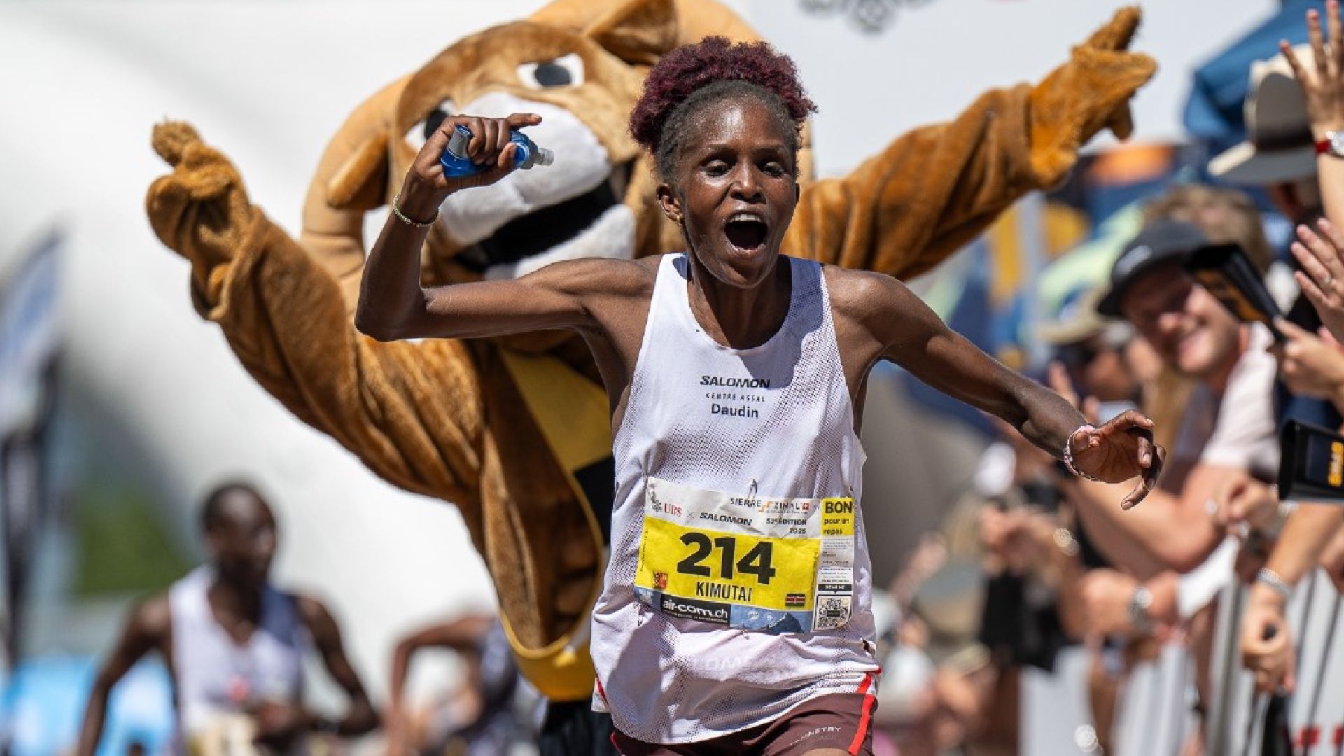 Joyline Chepngeno, ganadora de Sierre Zinal 2025, suspendida provisionalmente por dopaje. SIERRE ZINAL.