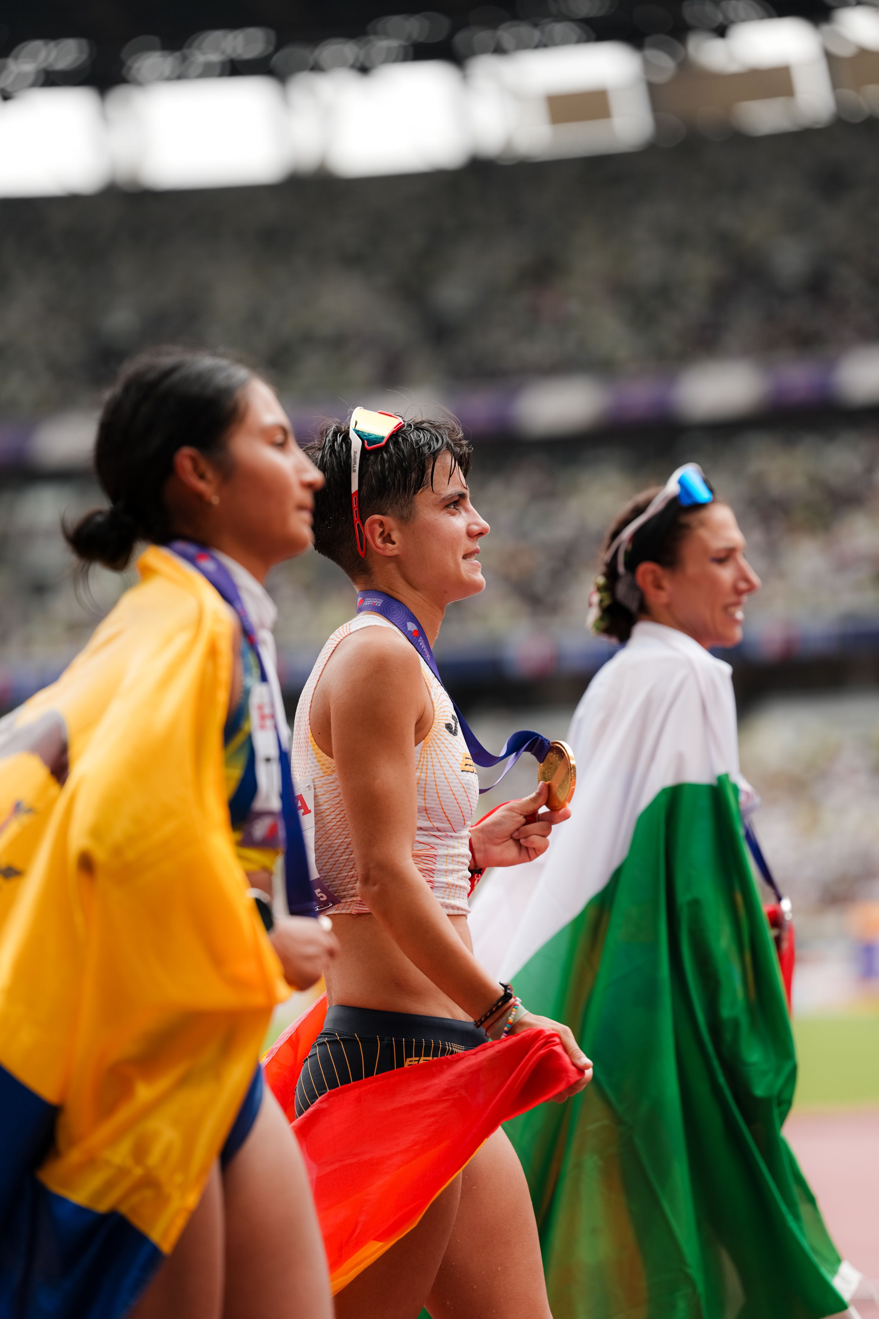 Las mejores fotos del oro de María Pérez en los 35 kilómetros marcha del Mundial de Tokio 2025. 2