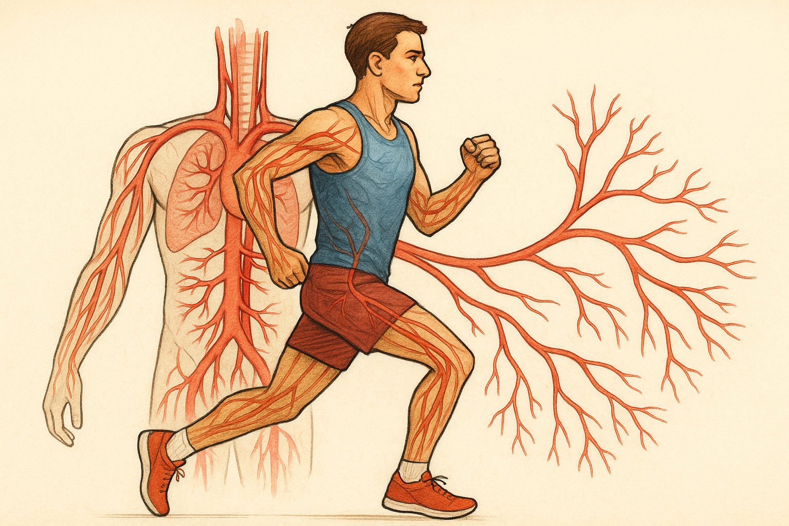 Las arterias de un corredor son mucho más que tubos por los que pasa sangre: son estructuras vivas, adaptables, que responden a cada kilómetro con cambios visibles bajo el microscopio. Las arterias de un corredor son mucho más que tubos por los que pasa sangre: son estructuras vivas, adaptables, que responden a cada kilómetro con cambios visibles bajo el microscopio.