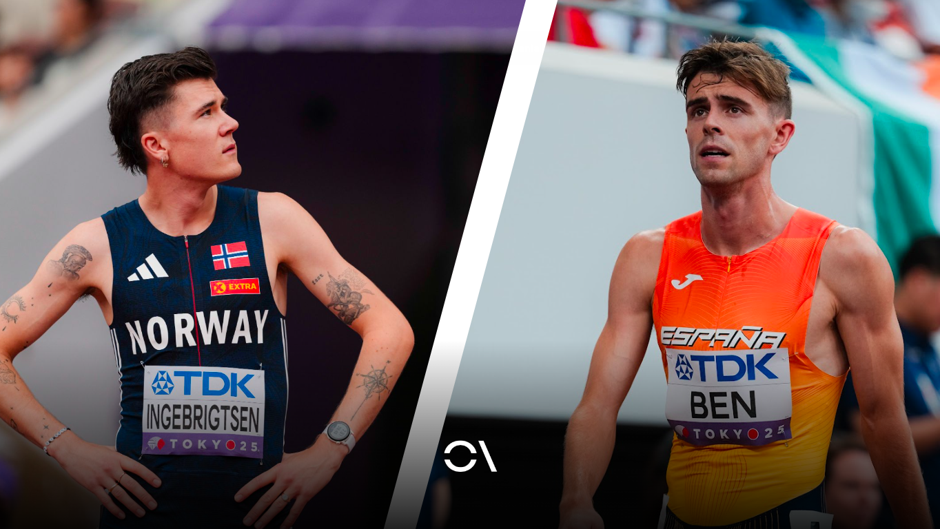 Jakob Ingebrigtsen ha sido eliminado en las series de los 1500 metros; Adrián Ben, clasificado a semifinales. SPORTMEDIA.