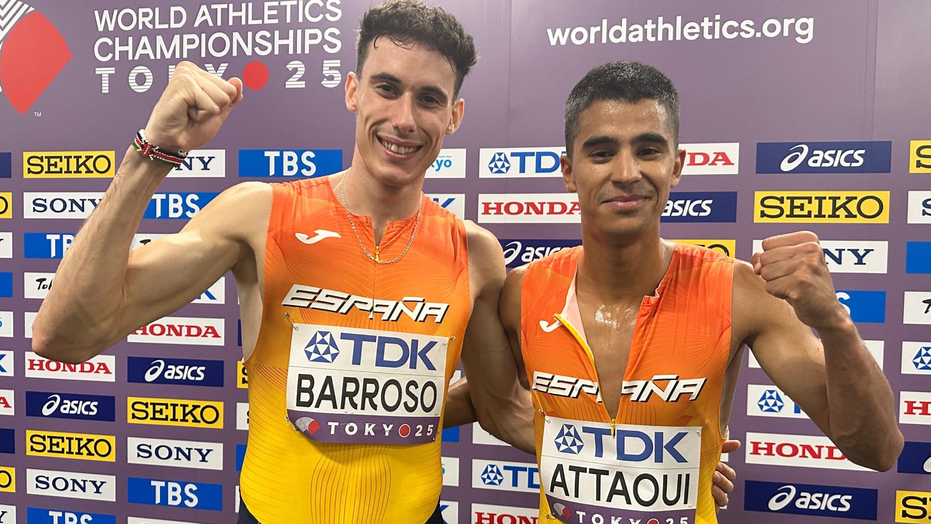 David Barroso y Moha Attaoui se han clasificado de forma brillante a semifinales. RFEA.
