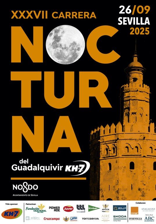 Cartel de la Nocturna del Guadalquivir 2025