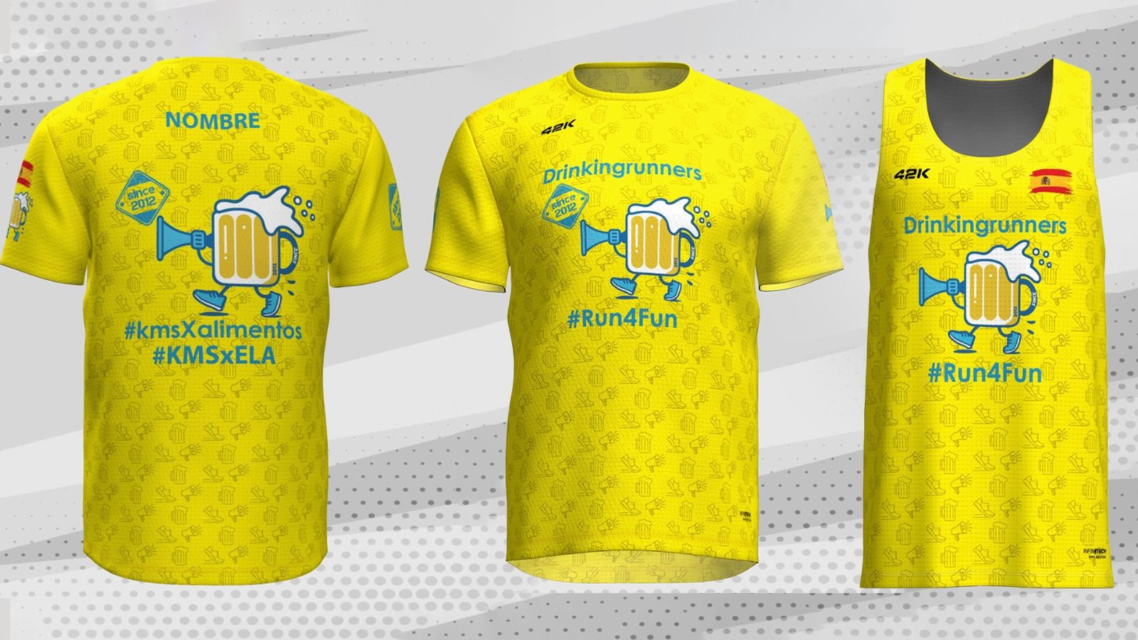 Cómo conseguir la nueva camiseta solidaria de los Drinking Runners
