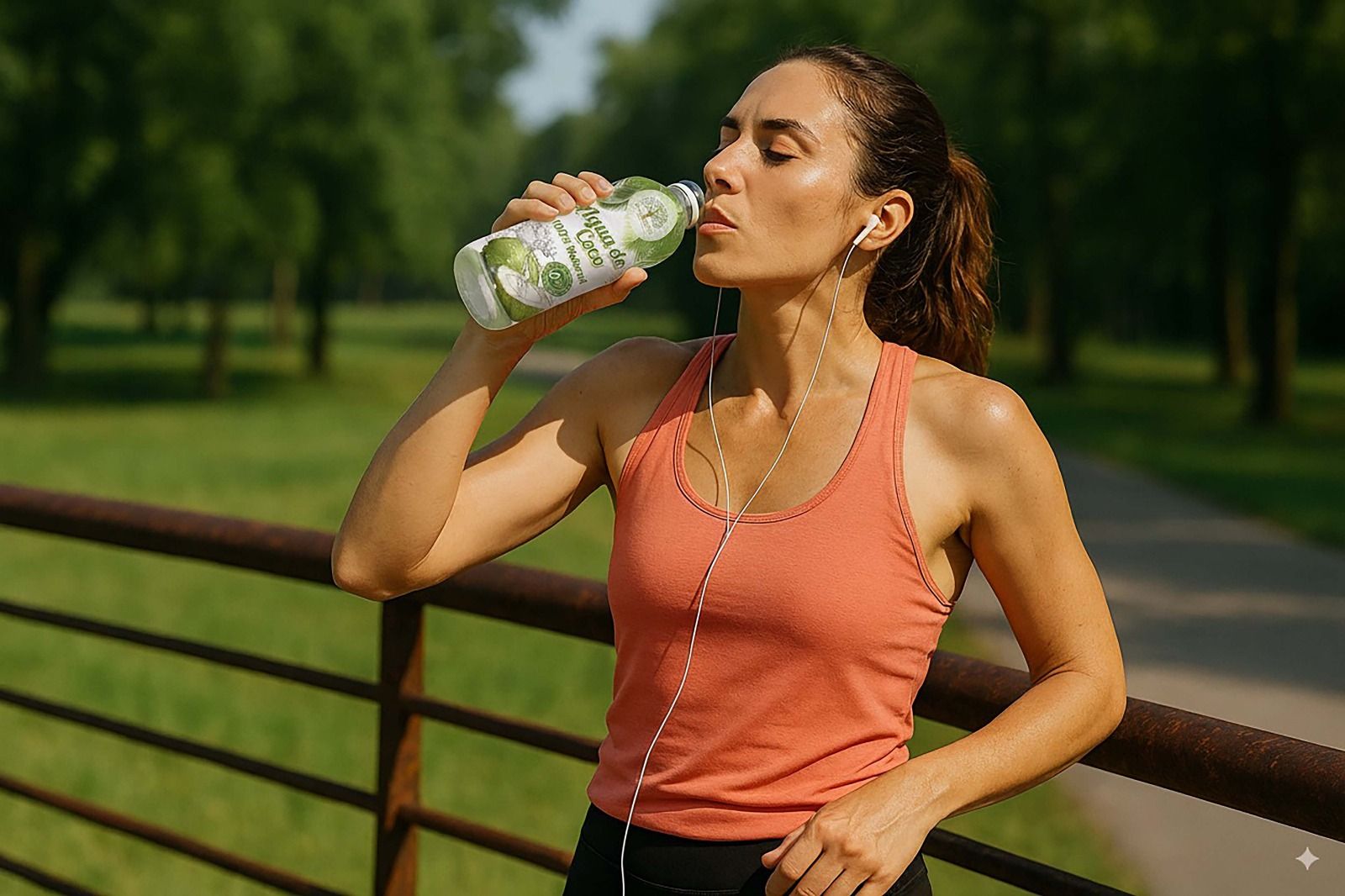Beneficios reales del agua de coco para corredoras