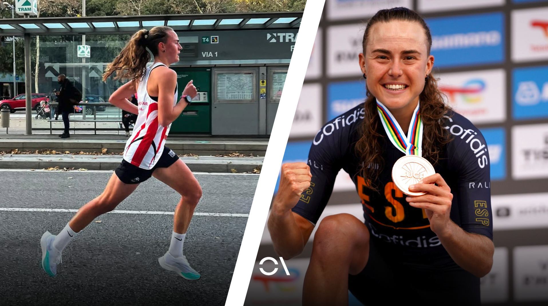 El pasado en el atletismo de Paula Blasi, bronce en el Mundial Sub23 de ciclismo