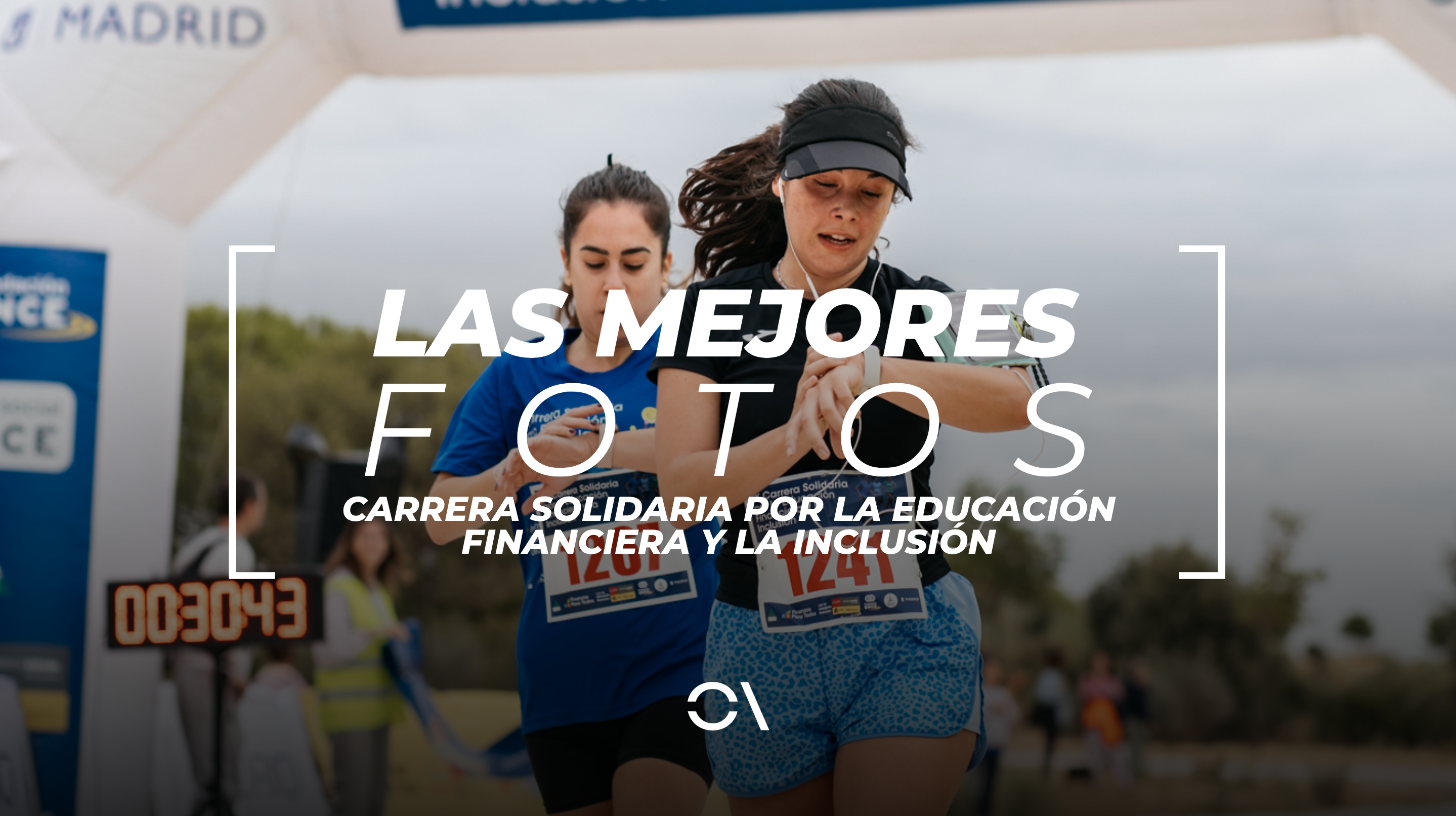 Todas las fotos de la IX Carrera Solidaria por la Educación Financiera.