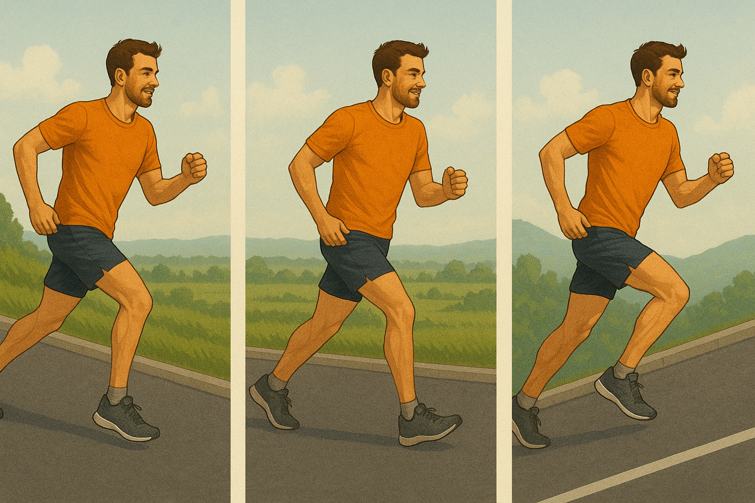 Una misma persona no corre igual en bajada, subida, terreno mixto o llano.