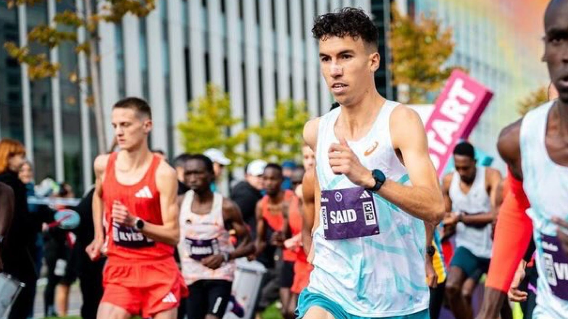 Said Mechaal ha realizado una carrera espectacular en los 20 kilómetros de París.