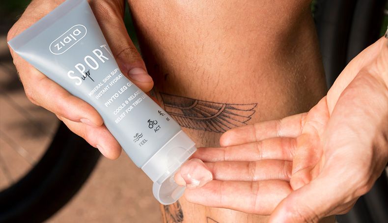 Ziaja SPORT Gel para piernas Phyto con corredor