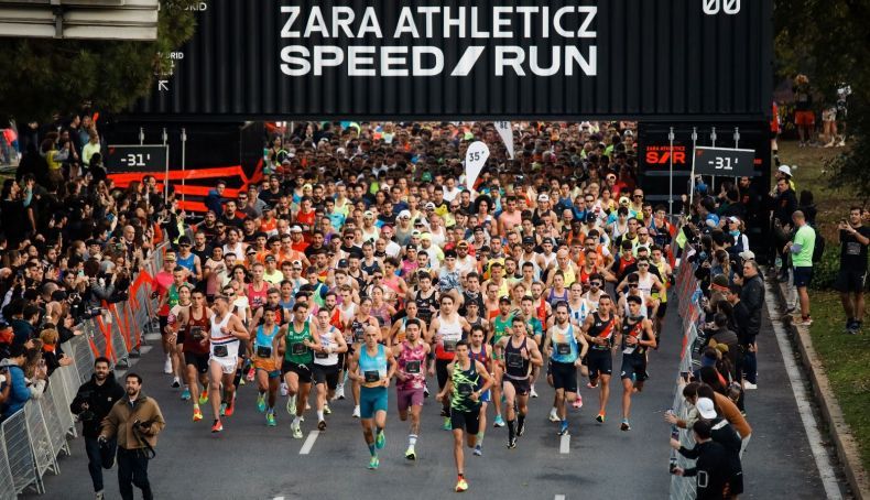 Salida de la edición inaugural de la Zara Speed Run 