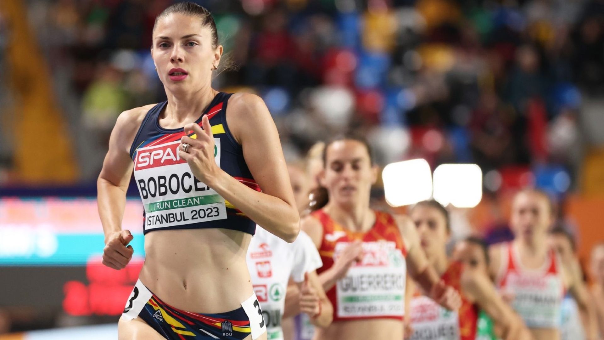 La rumana Claudia Bobocea en el Europeo de Estambul en el que fue tercera. EUROPEAN ATHLETICS.