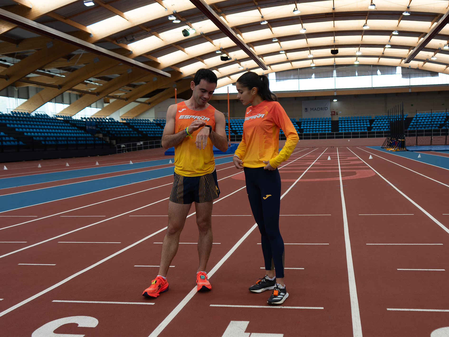 Diego García y Aldara Meilán han mostrado en directo cómo la plataforma recopila y analiza los datos de sus sesiones de entrenamiento