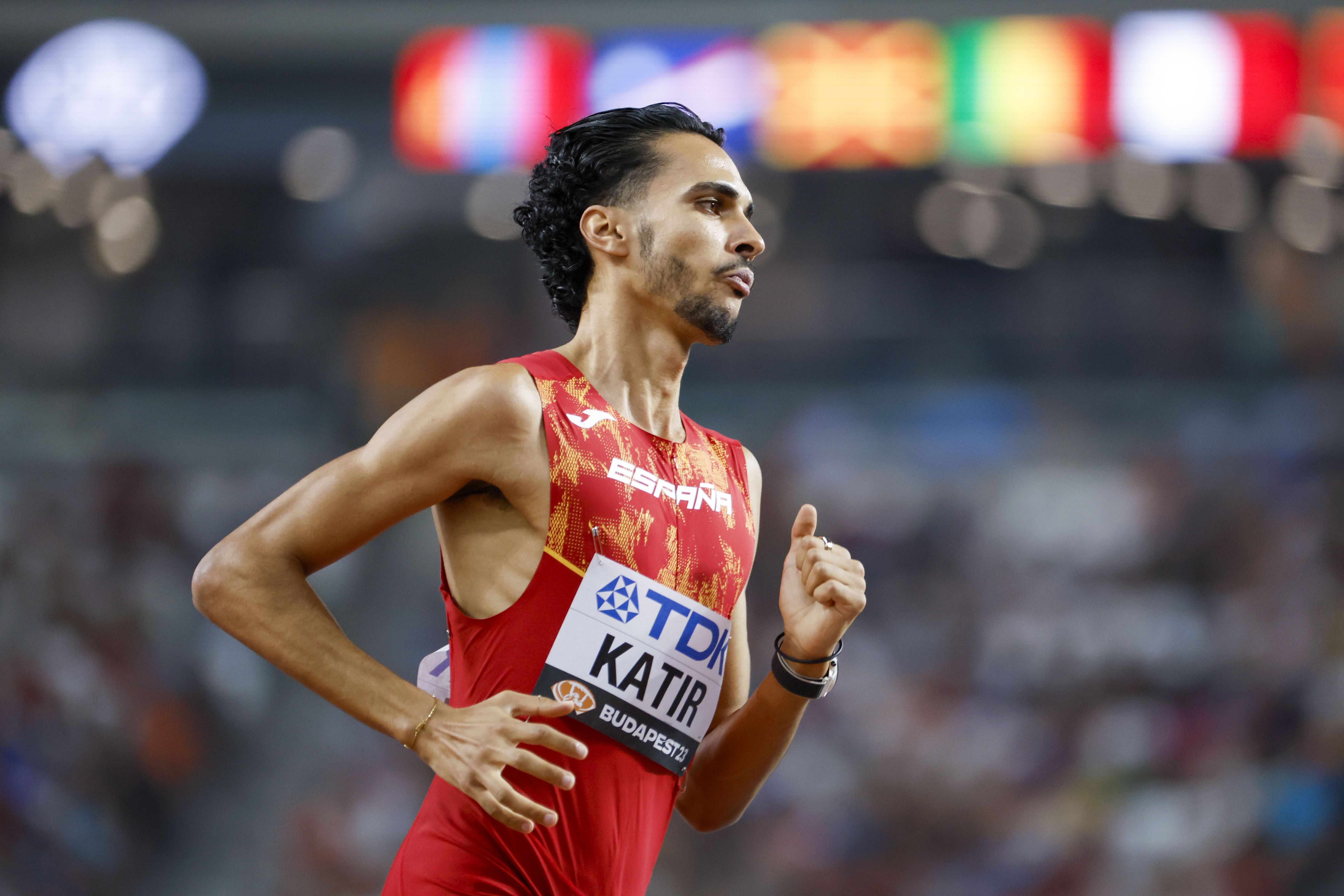 El atleta Mo Katir durante el Campeonato del Mundo de Budapest 2023. EFE.