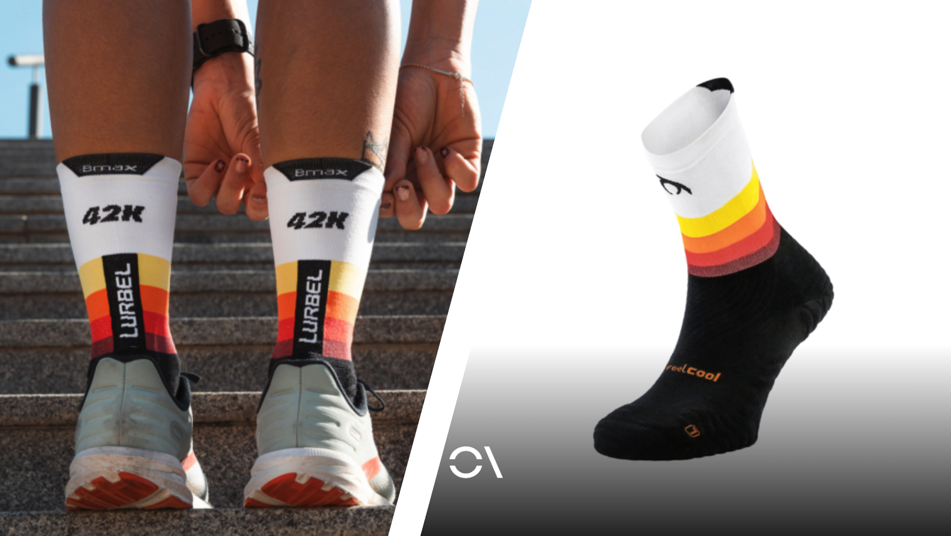 Lurbel lanza un calcetín edición especial Maratón de Valencia