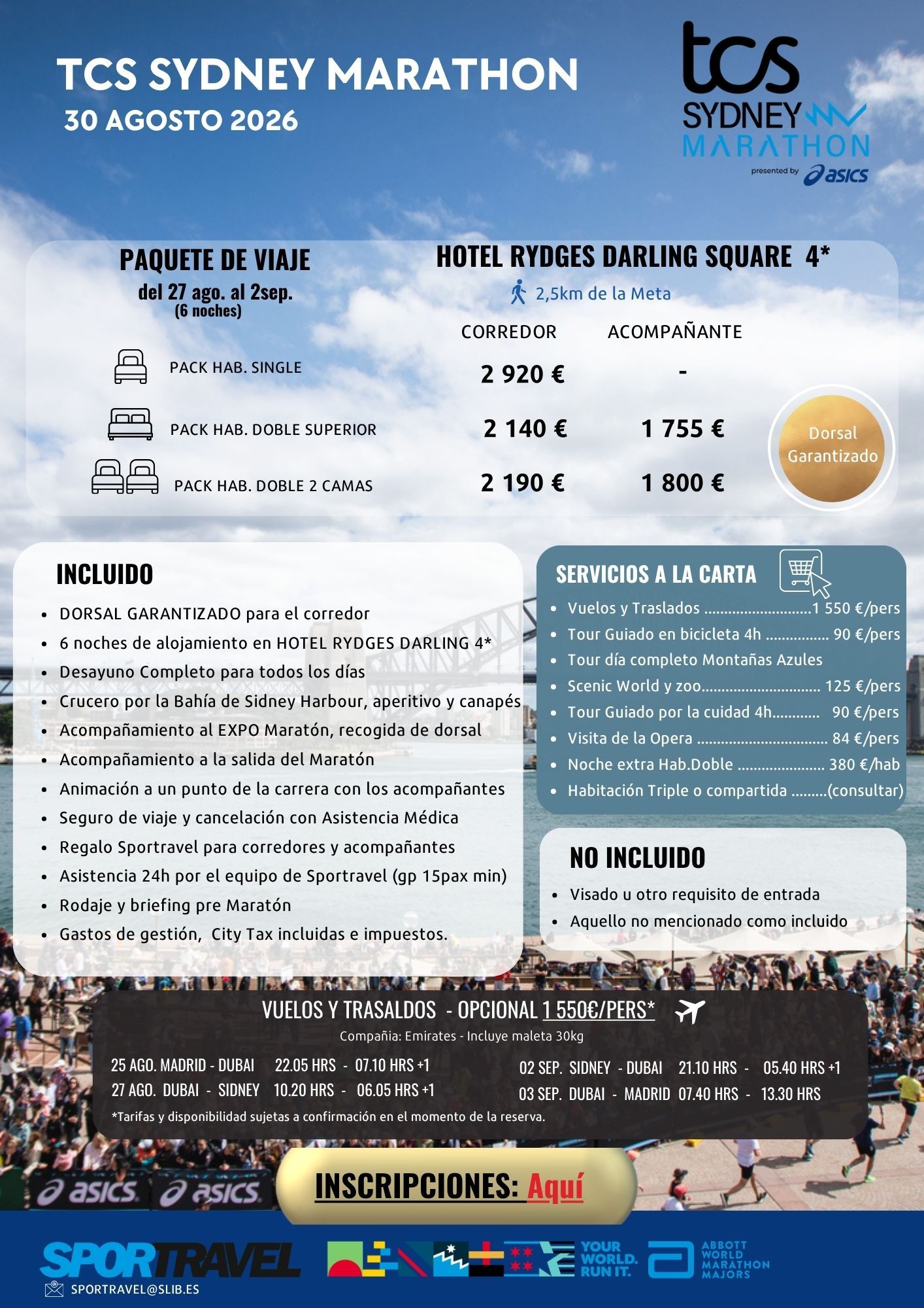 OFERTA MARATON DE SIDNEY A LA CARTA (2)