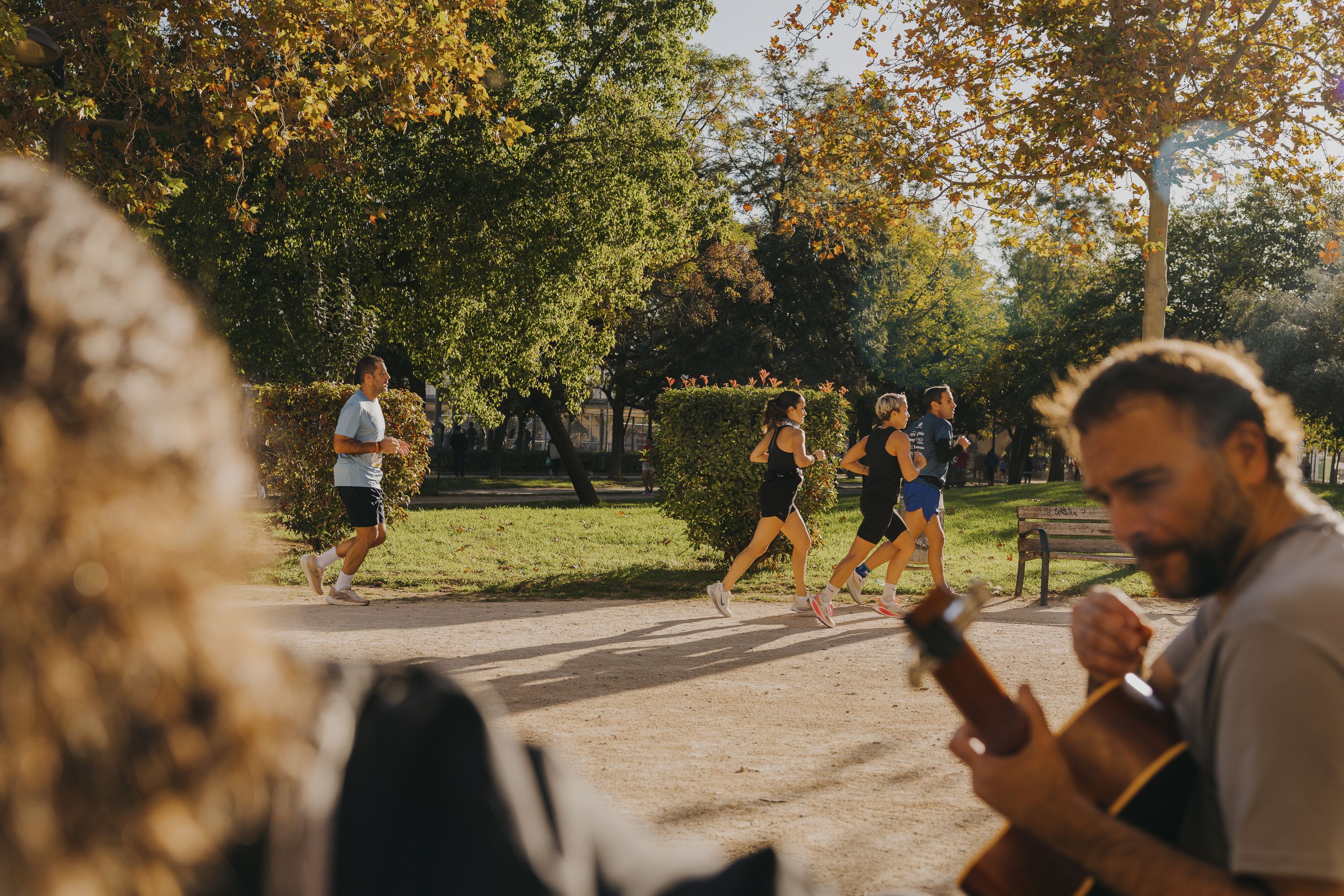 No faltó la música en el New Balance Long Run. RODRIGO MÁRQUEZ