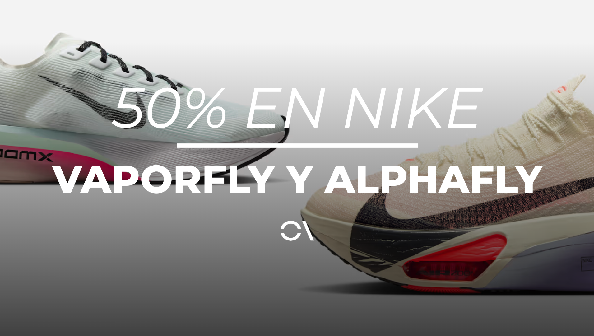 Oferta espectacular en los dos modelos más rápidos de Nike para correr en asfalto.