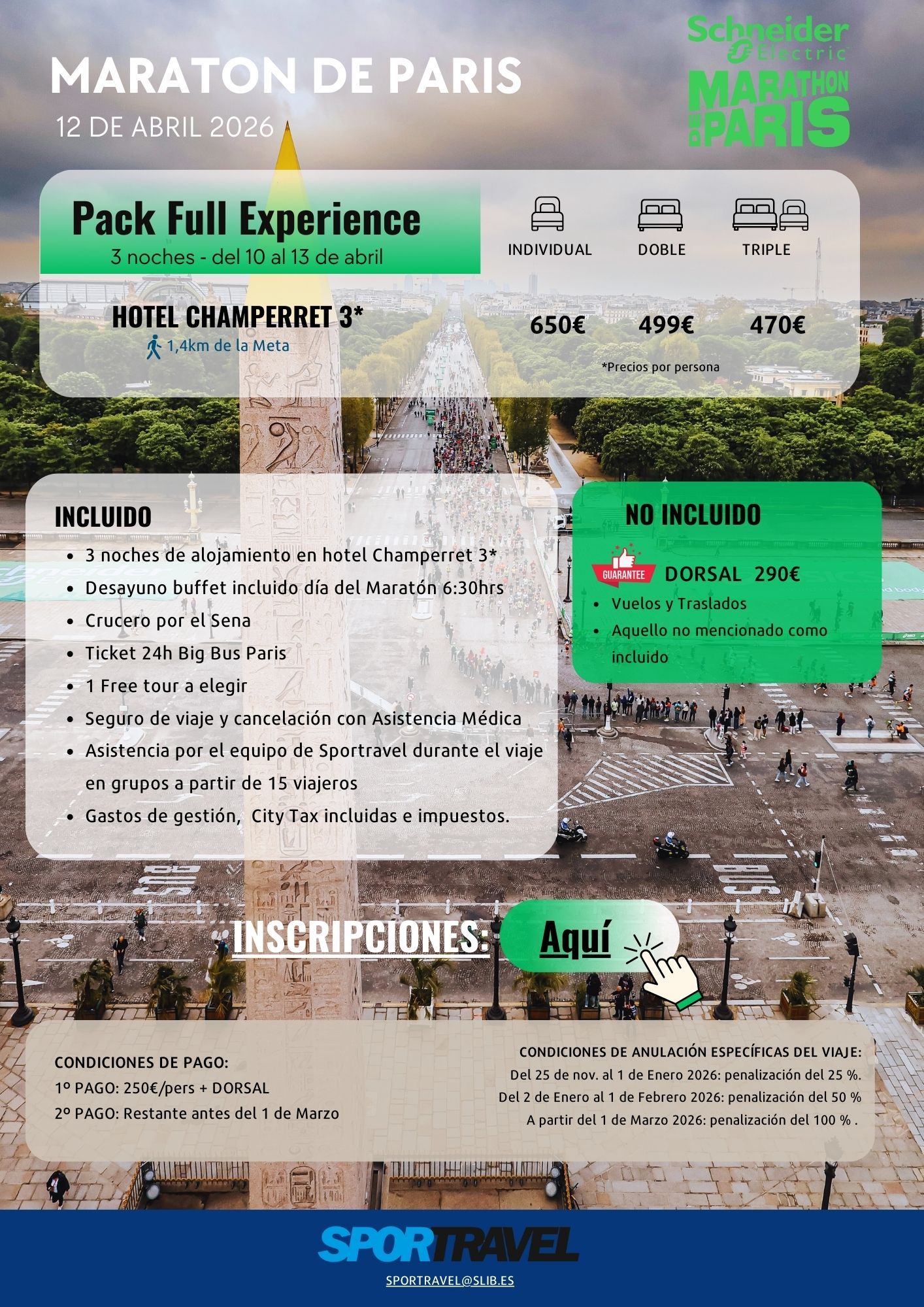 Todo lo que necesitas para disfrutar del Maratón de París 2025