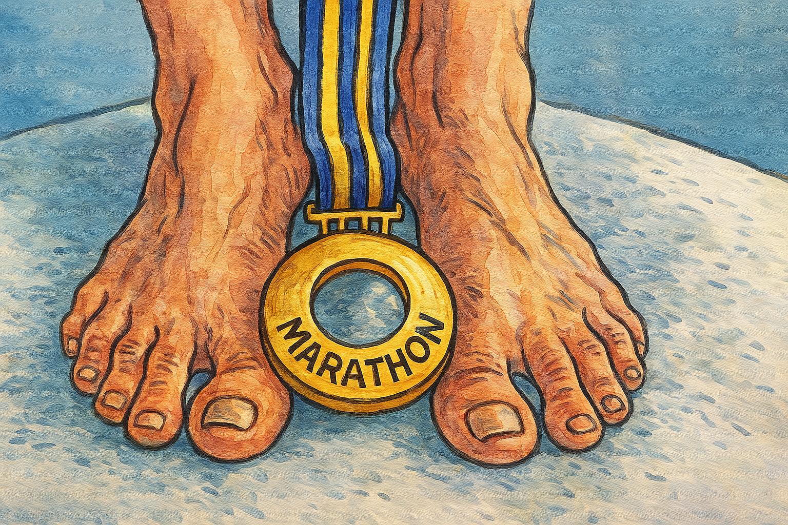 Todo esto es lo que le pasa a tus pies cuando corres un maratón.